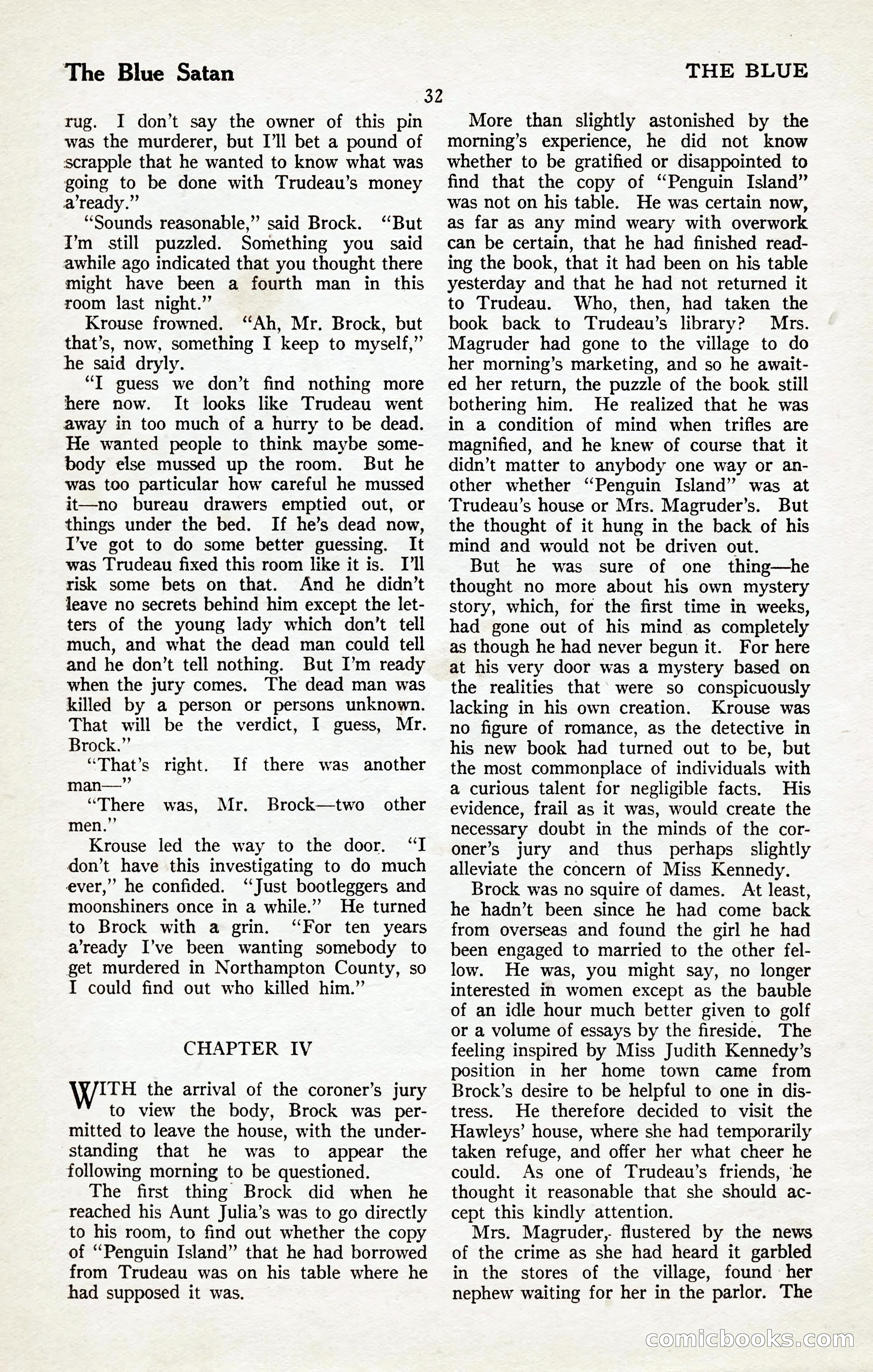 The Illustrated Blue Book Magazine, January 1927 — page 34 of 208