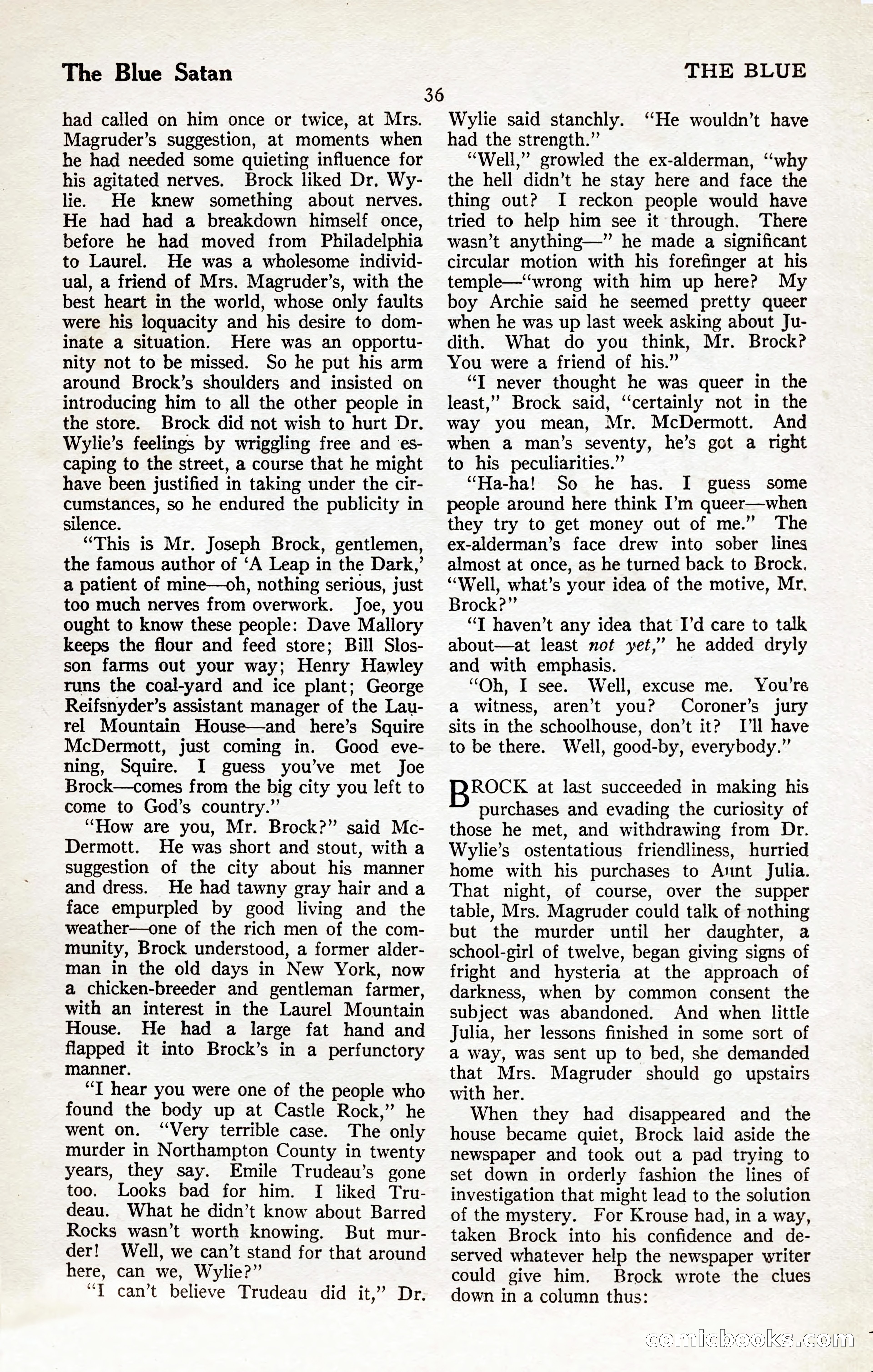 The Illustrated Blue Book Magazine, January 1927 — page 38 of 208