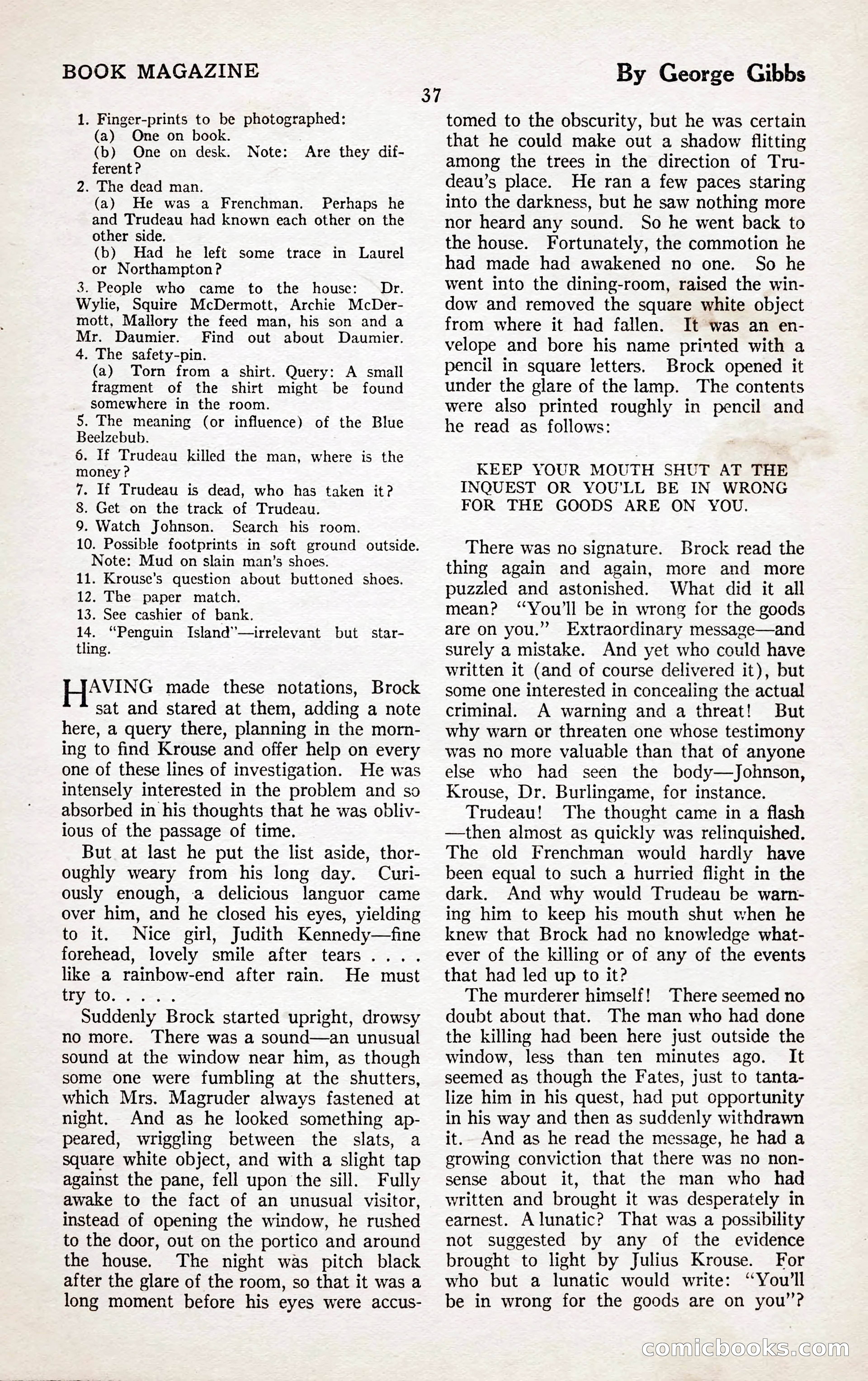 The Illustrated Blue Book Magazine, January 1927 — page 39 of 208