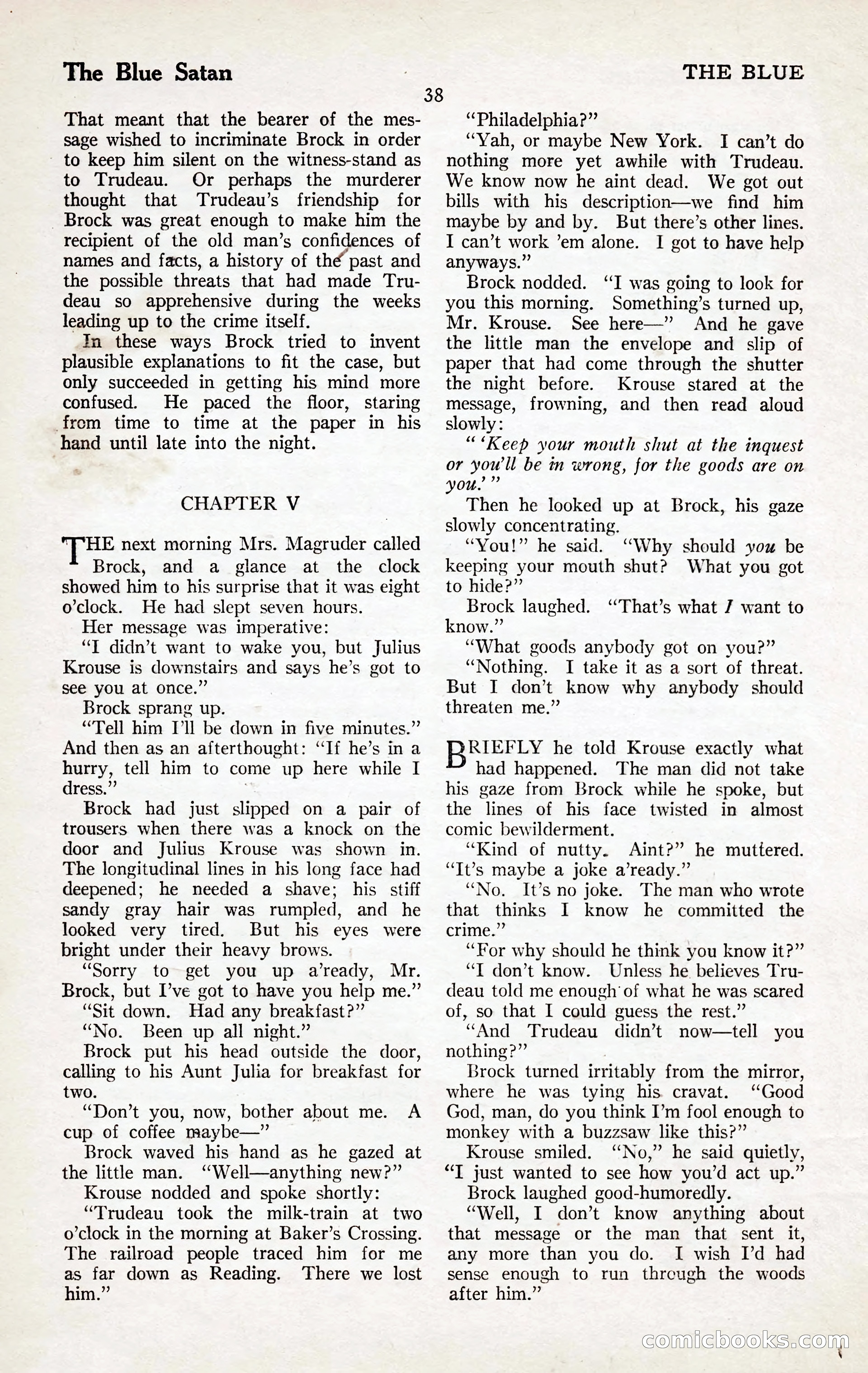 The Illustrated Blue Book Magazine, January 1927 — page 40 of 208