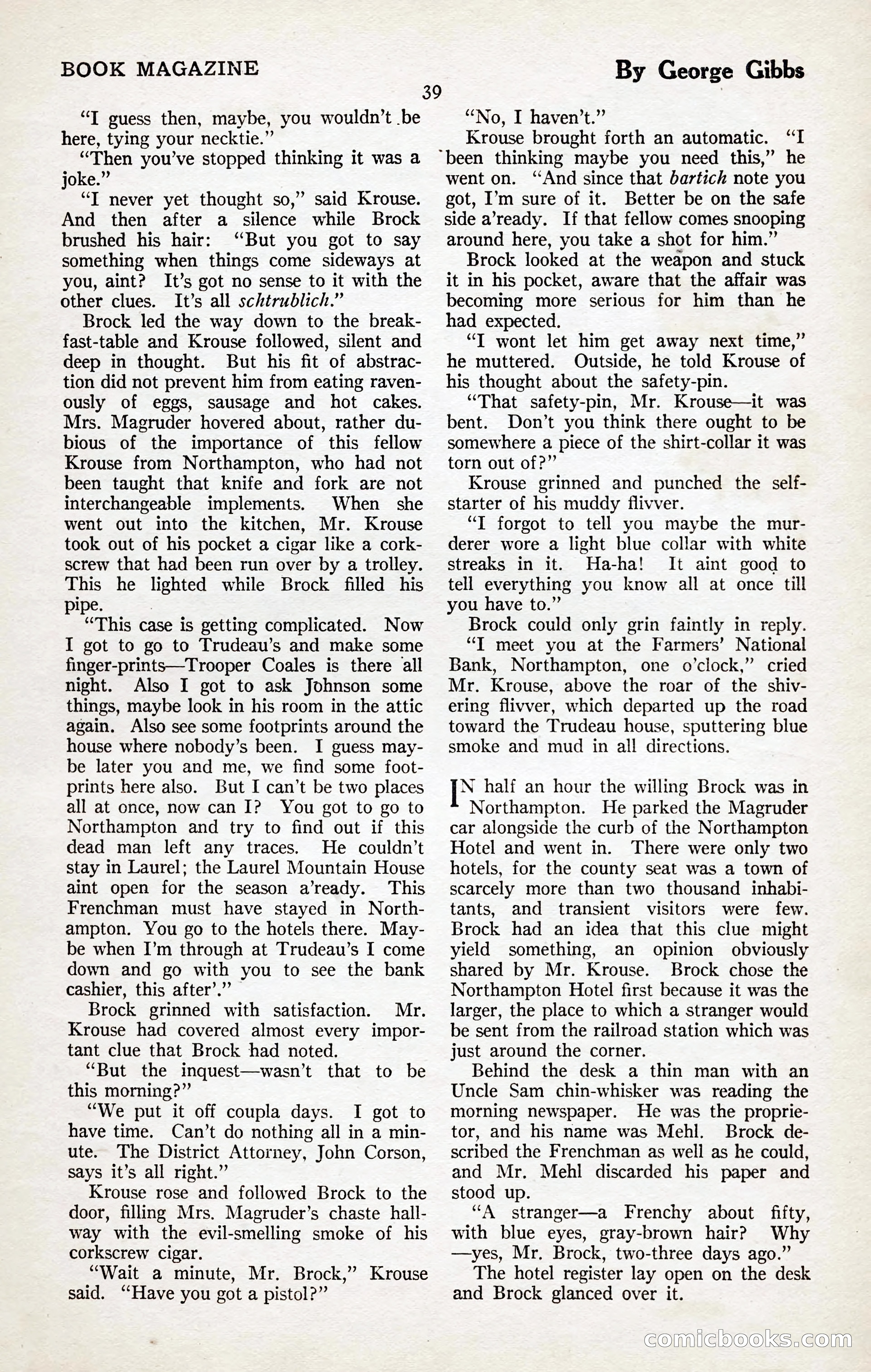 The Illustrated Blue Book Magazine, January 1927 — page 41 of 208
