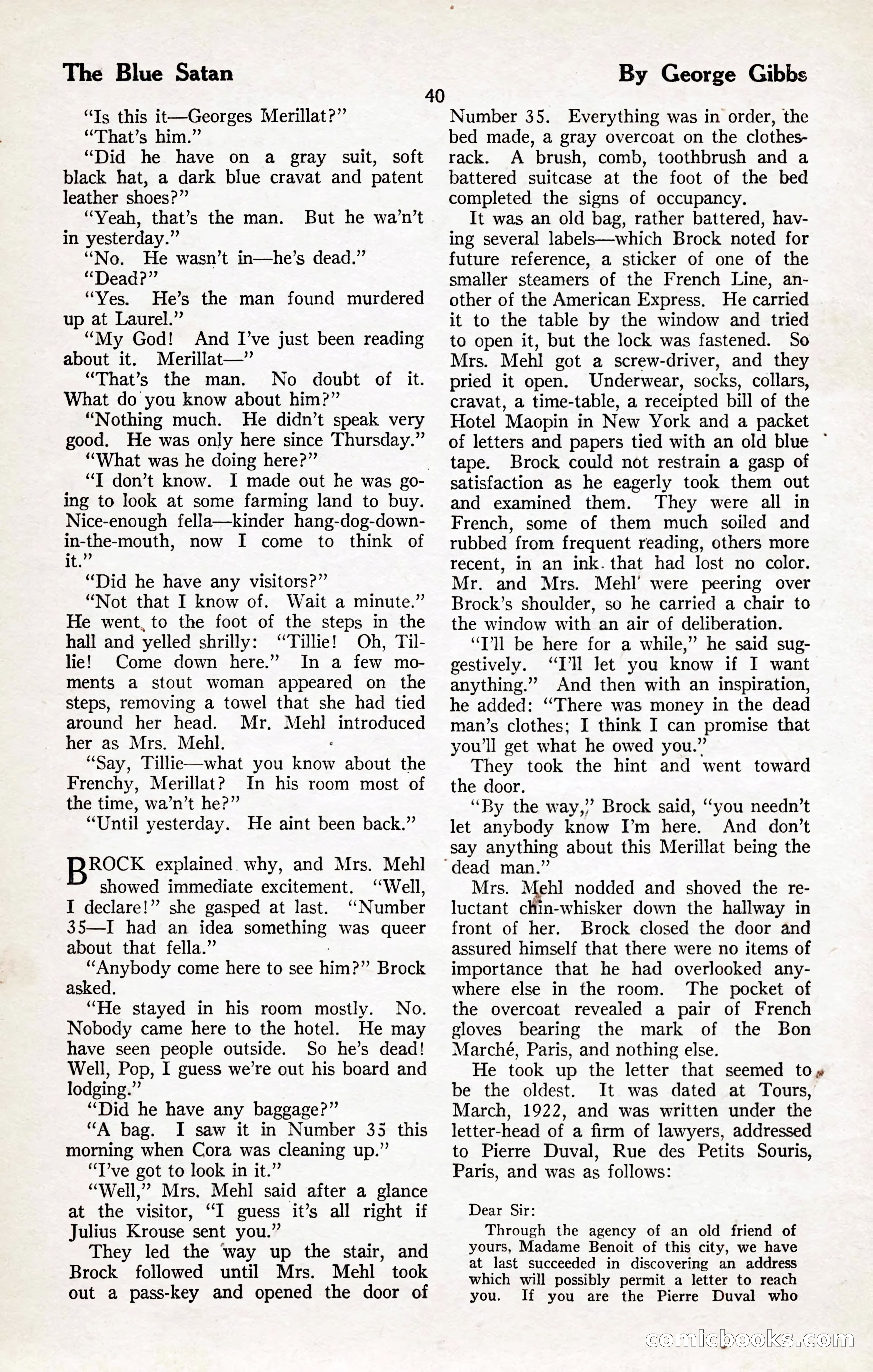 The Illustrated Blue Book Magazine, January 1927 — page 42 of 208