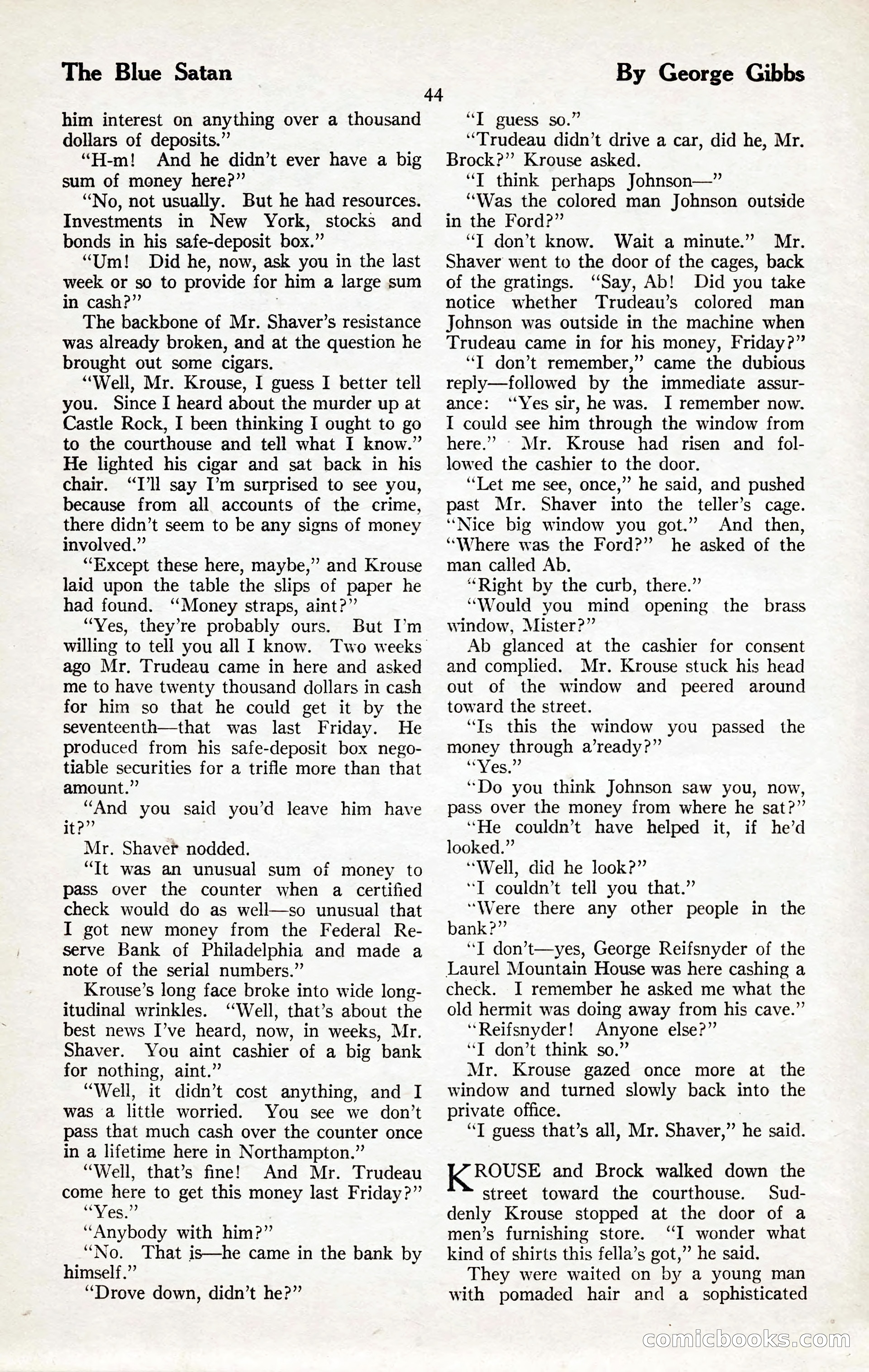 The Illustrated Blue Book Magazine, January 1927 — page 46 of 208