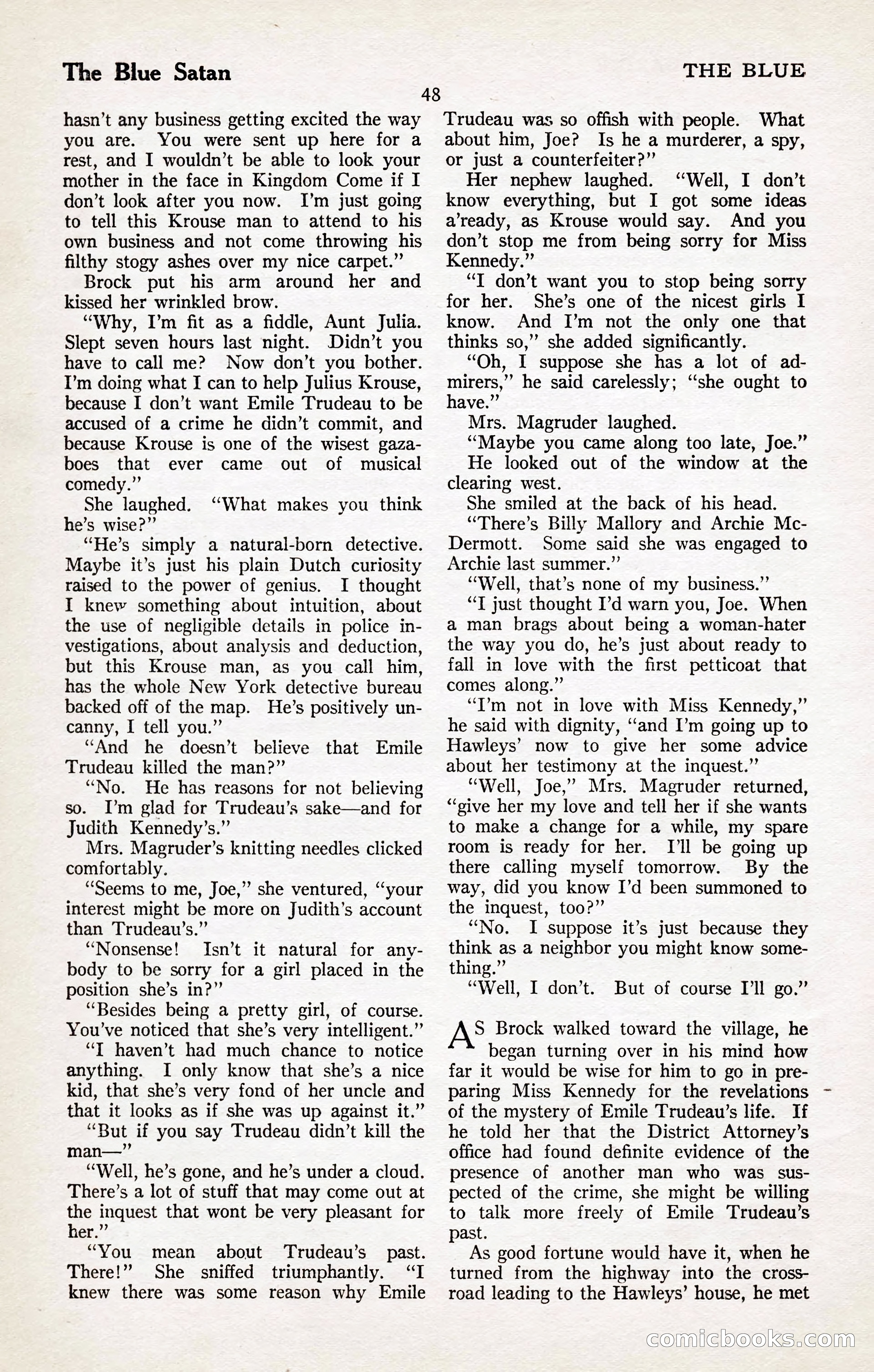The Illustrated Blue Book Magazine, January 1927 — page 50 of 208
