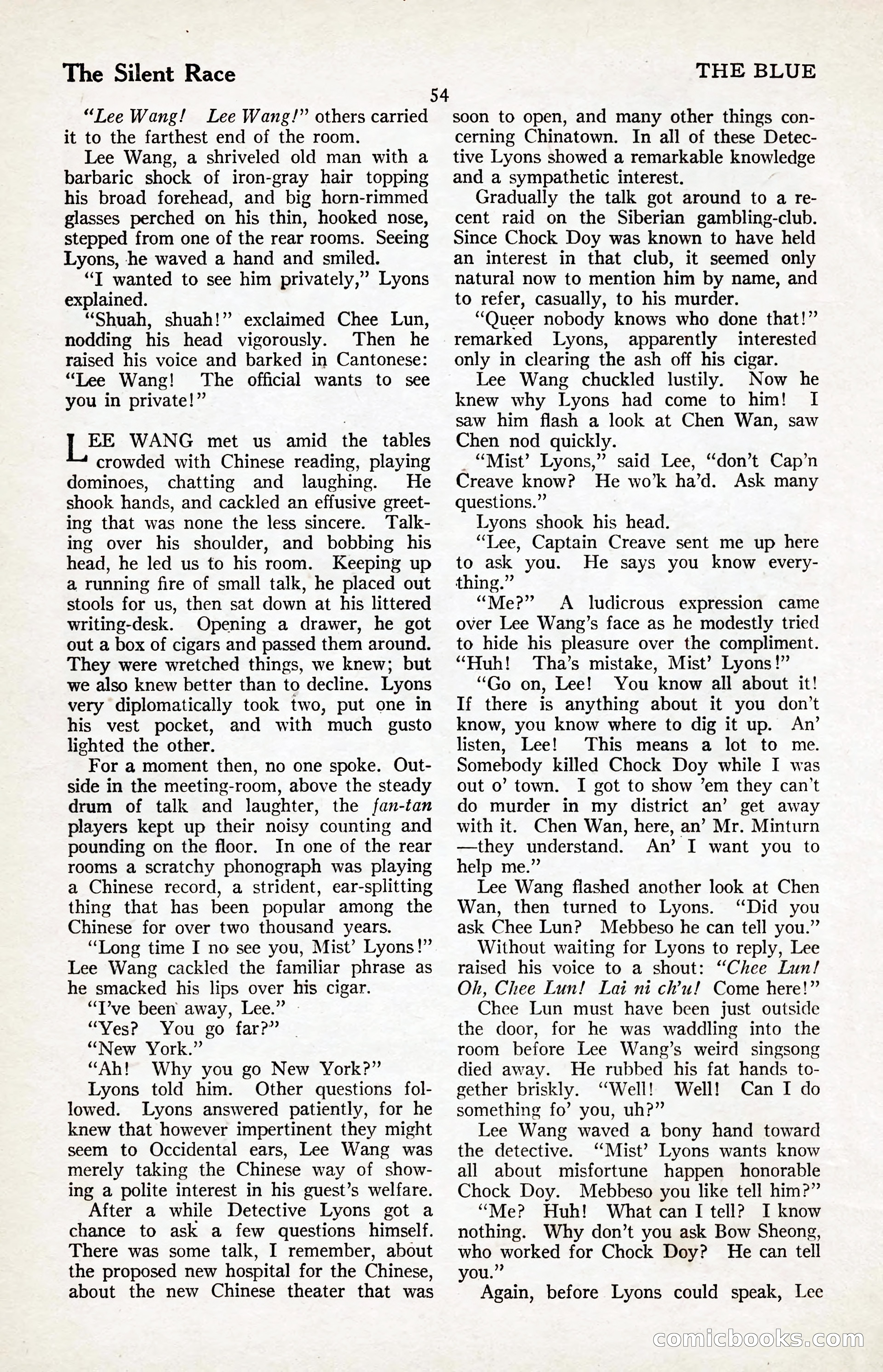 The Illustrated Blue Book Magazine, January 1927 — page 56 of 208