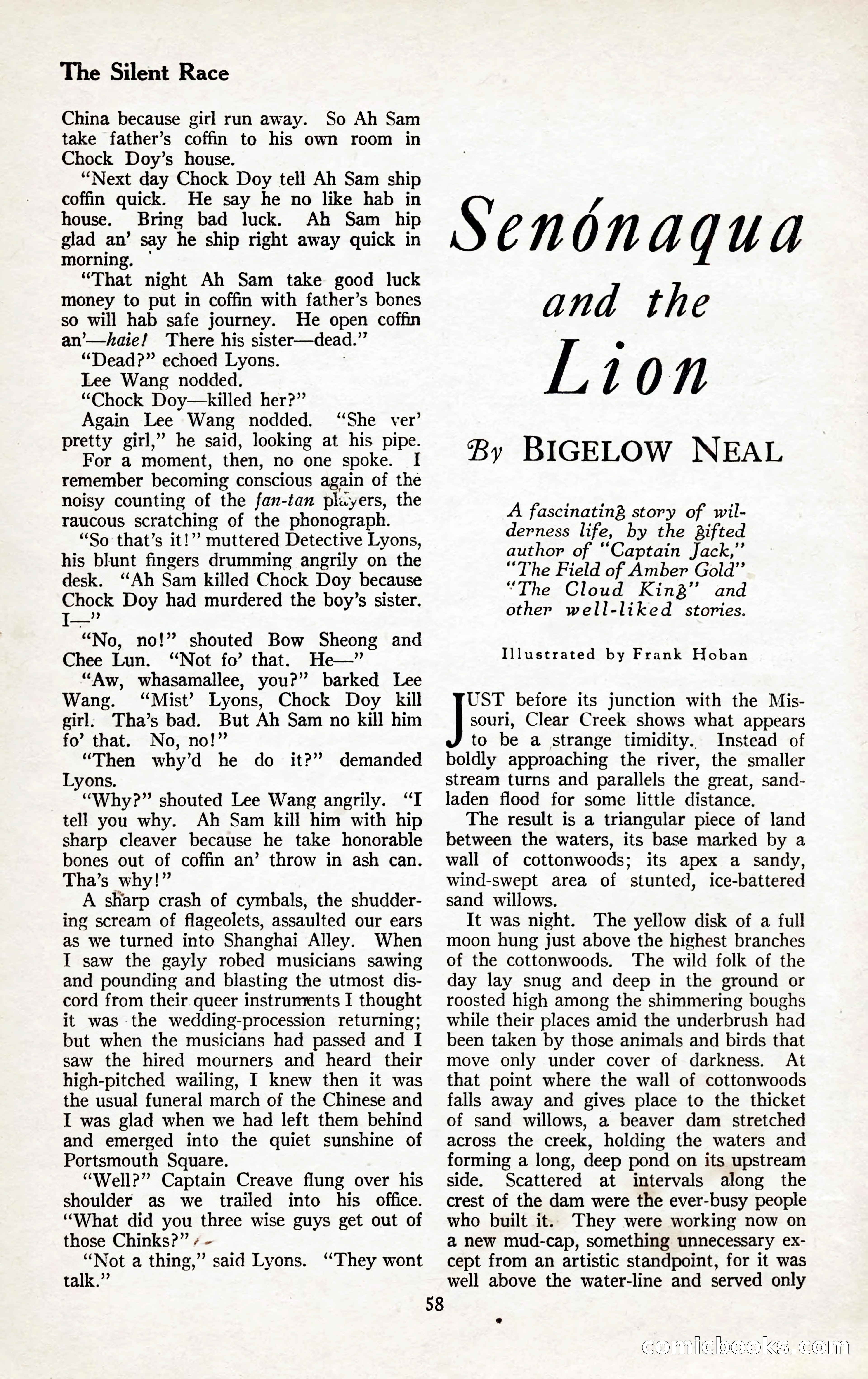 The Illustrated Blue Book Magazine, January 1927 — page 60 of 208