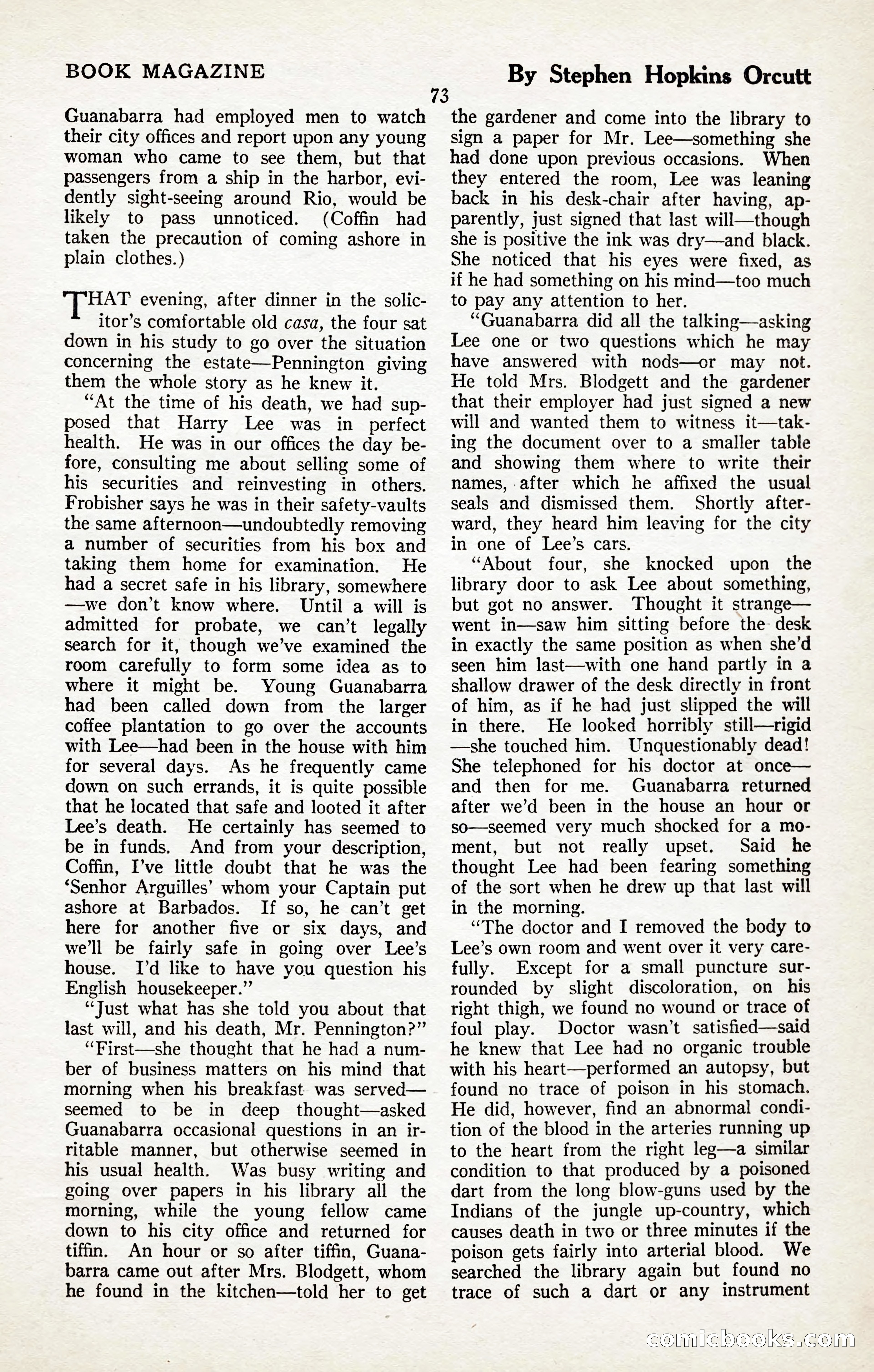 The Illustrated Blue Book Magazine, January 1927 — page 75 of 208