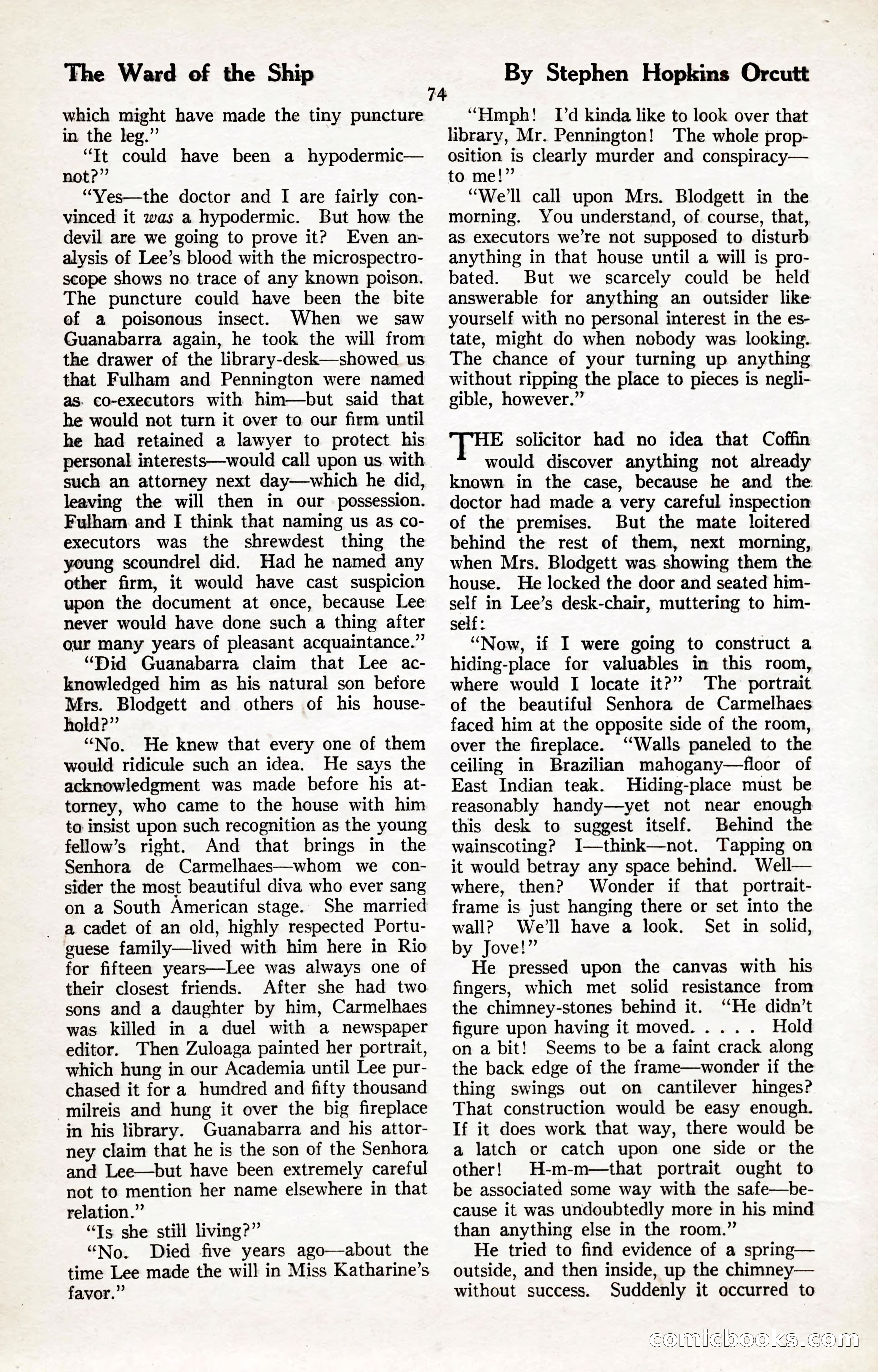 The Illustrated Blue Book Magazine, January 1927 — page 76 of 208