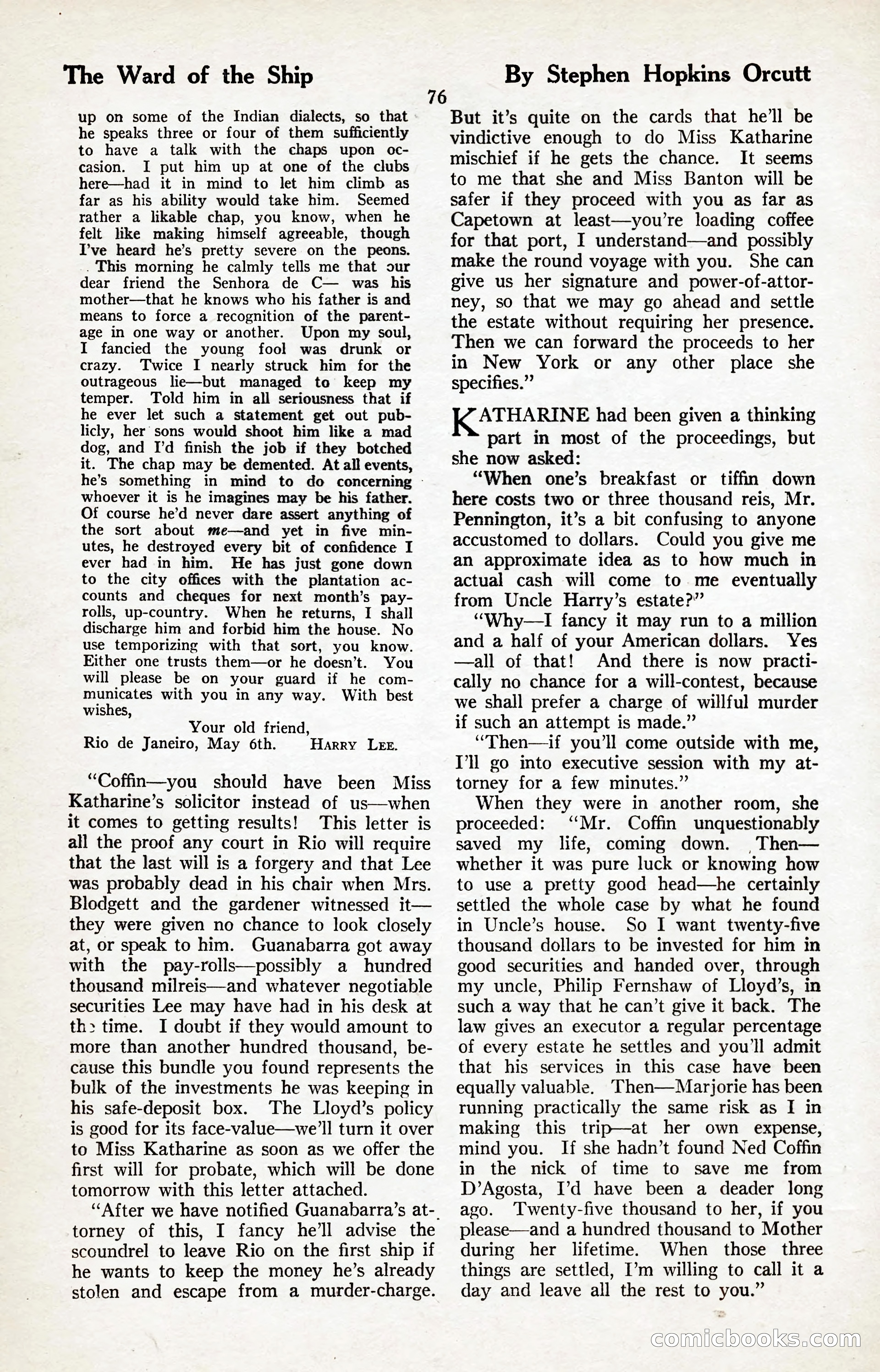 The Illustrated Blue Book Magazine, January 1927 — page 78 of 208