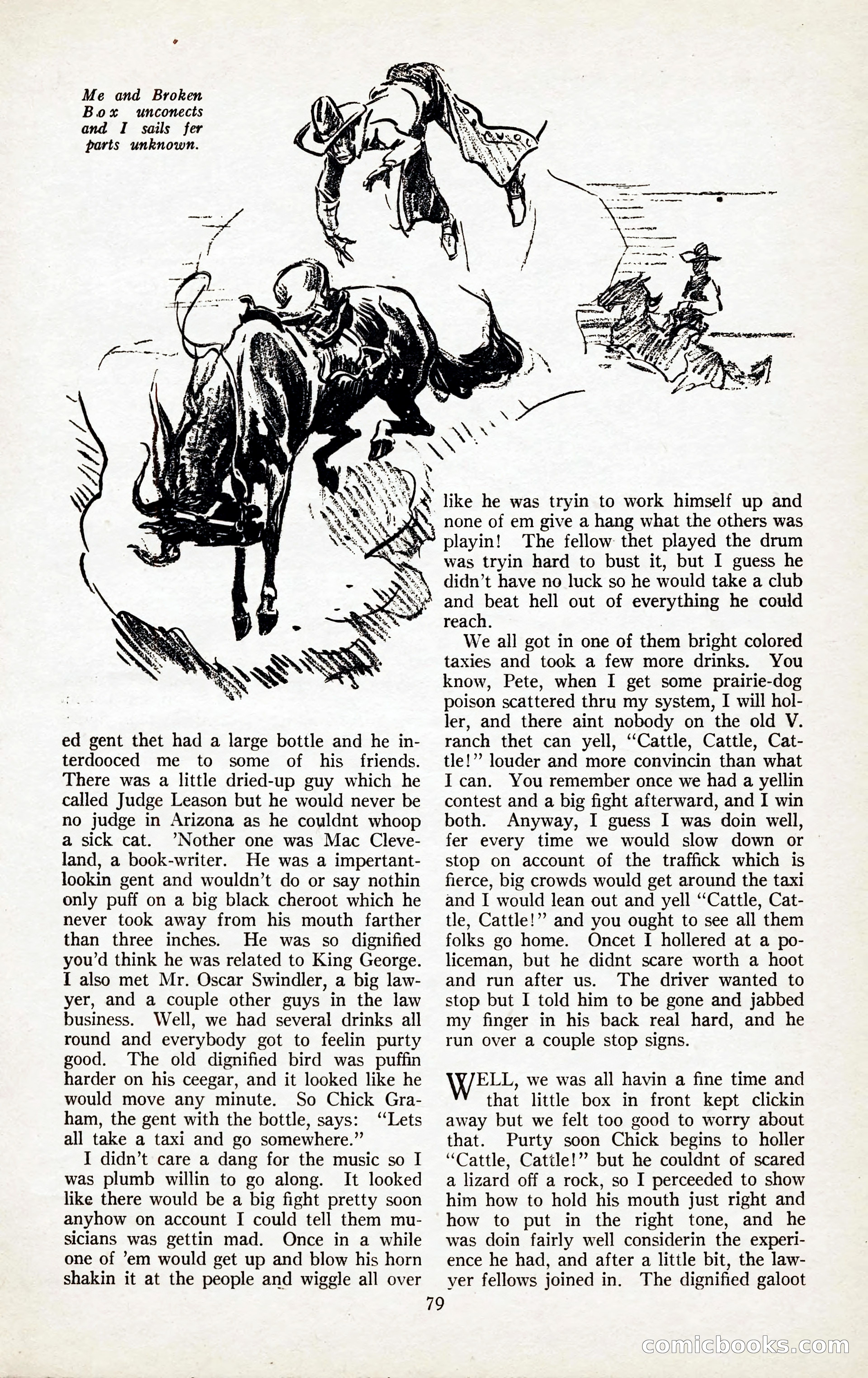 The Illustrated Blue Book Magazine, January 1927 — page 81 of 208