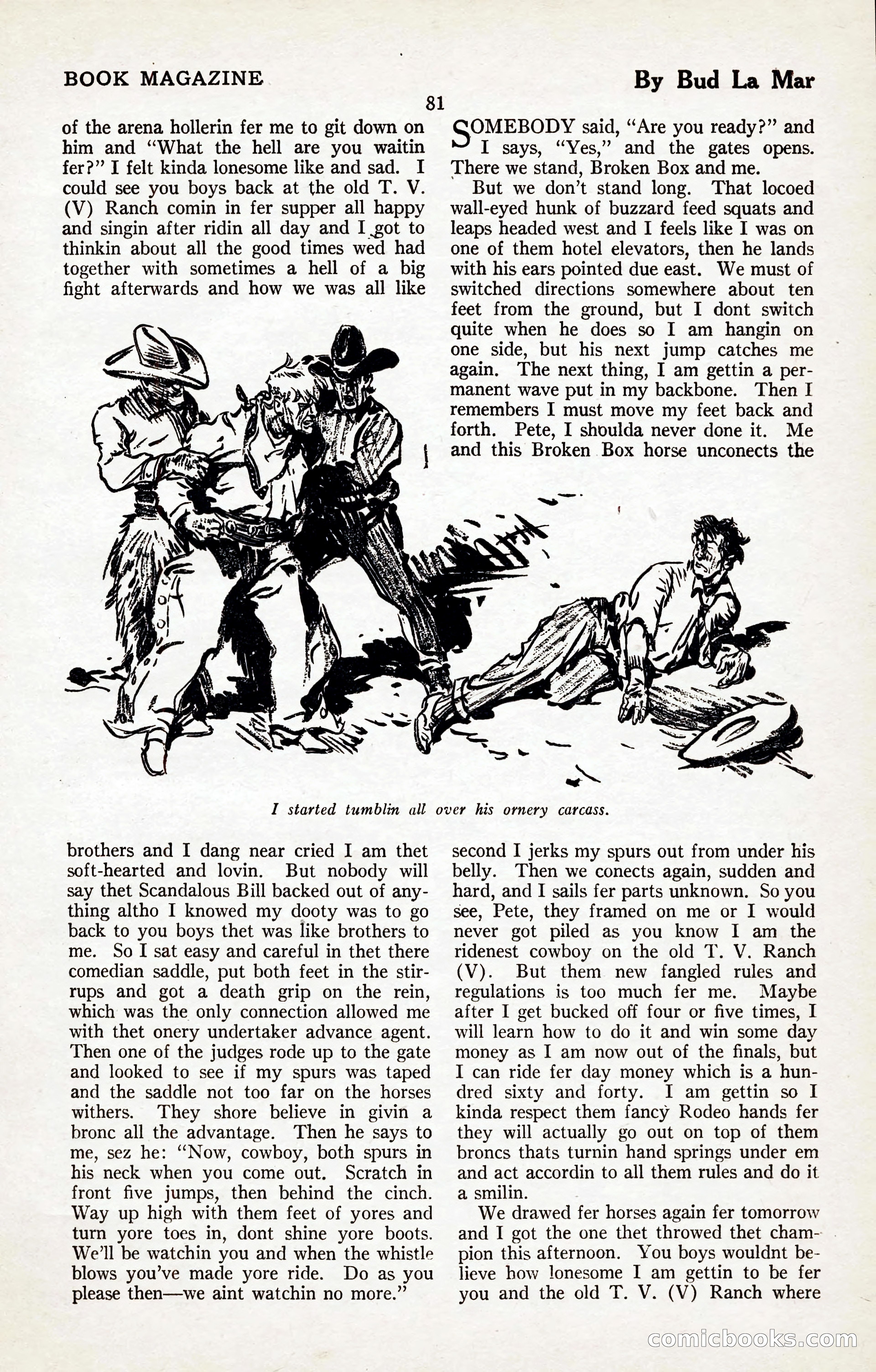 The Illustrated Blue Book Magazine, January 1927 — page 83 of 208