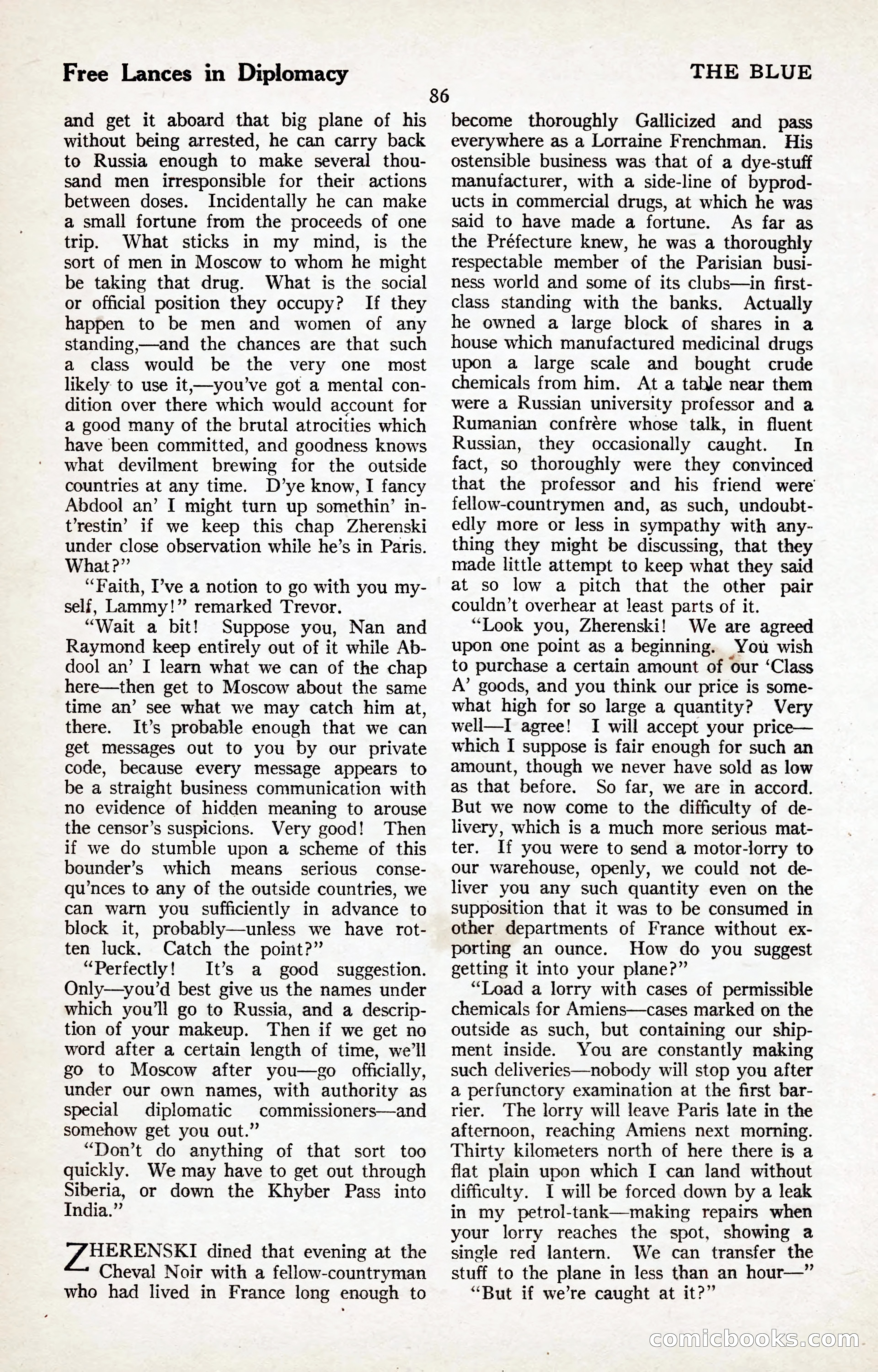 The Illustrated Blue Book Magazine, January 1927 — page 88 of 208