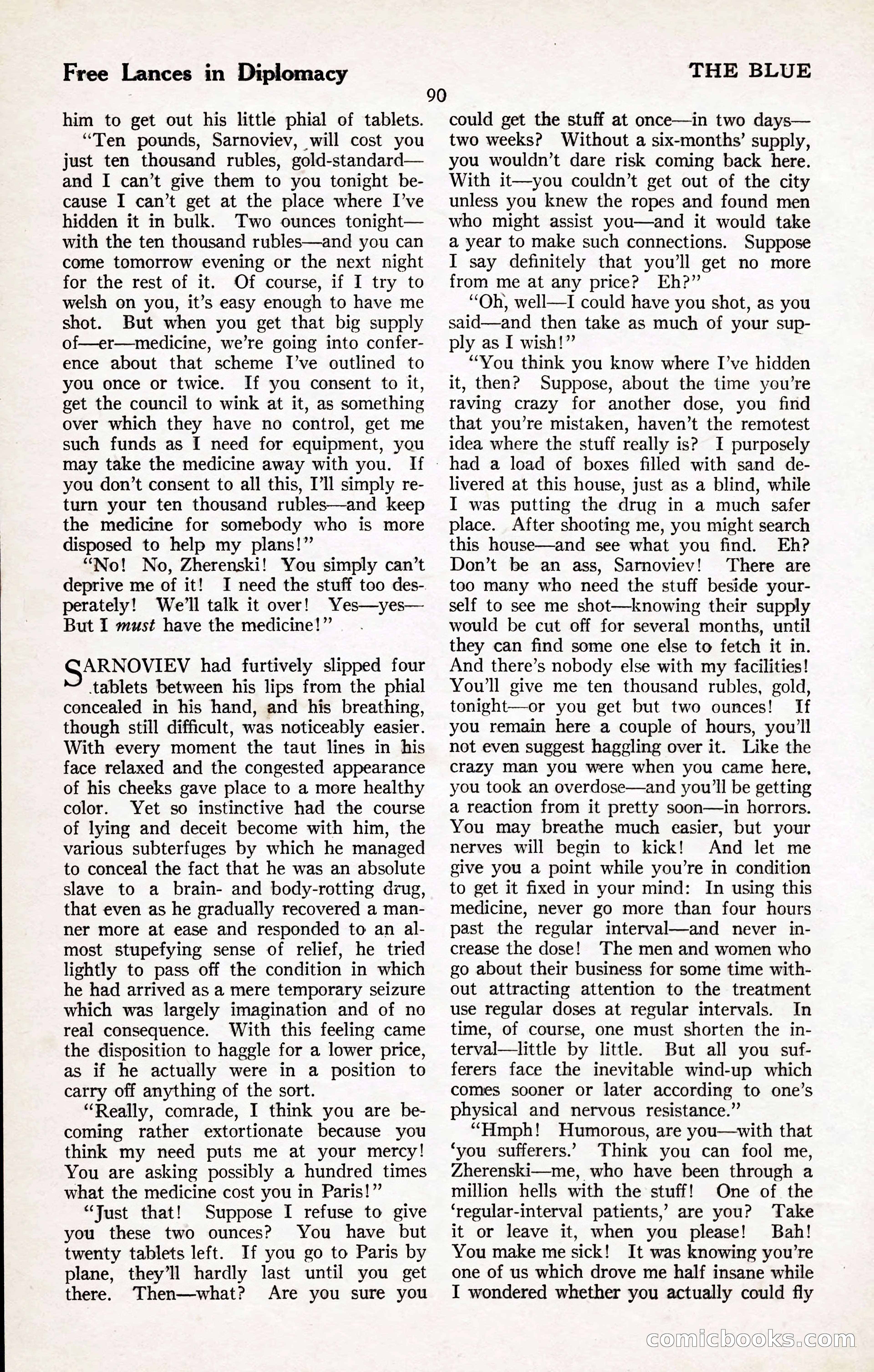The Illustrated Blue Book Magazine, January 1927 — page 92 of 208