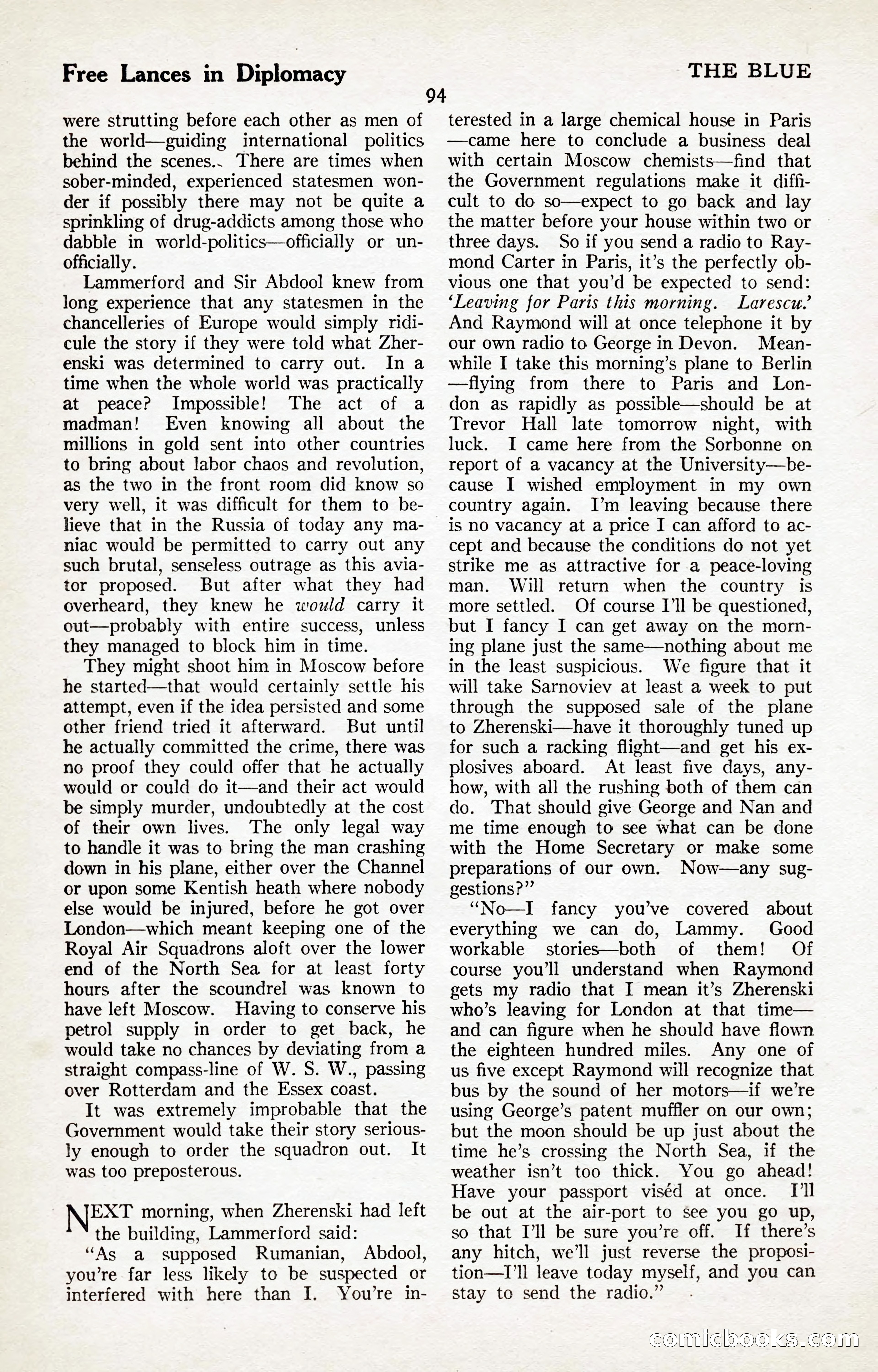 The Illustrated Blue Book Magazine, January 1927 — page 96 of 208