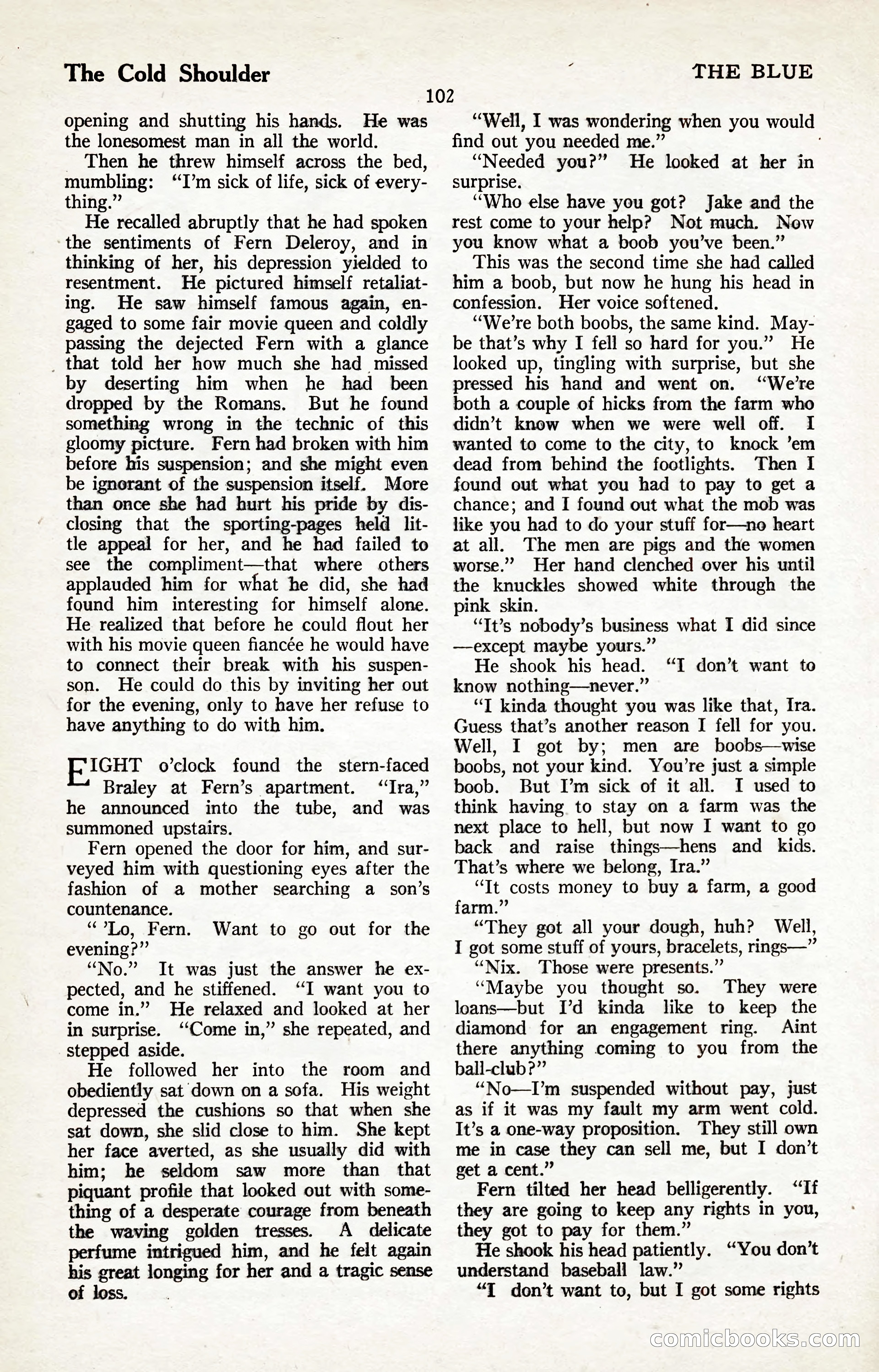 The Illustrated Blue Book Magazine, January 1927 — page 104 of 208