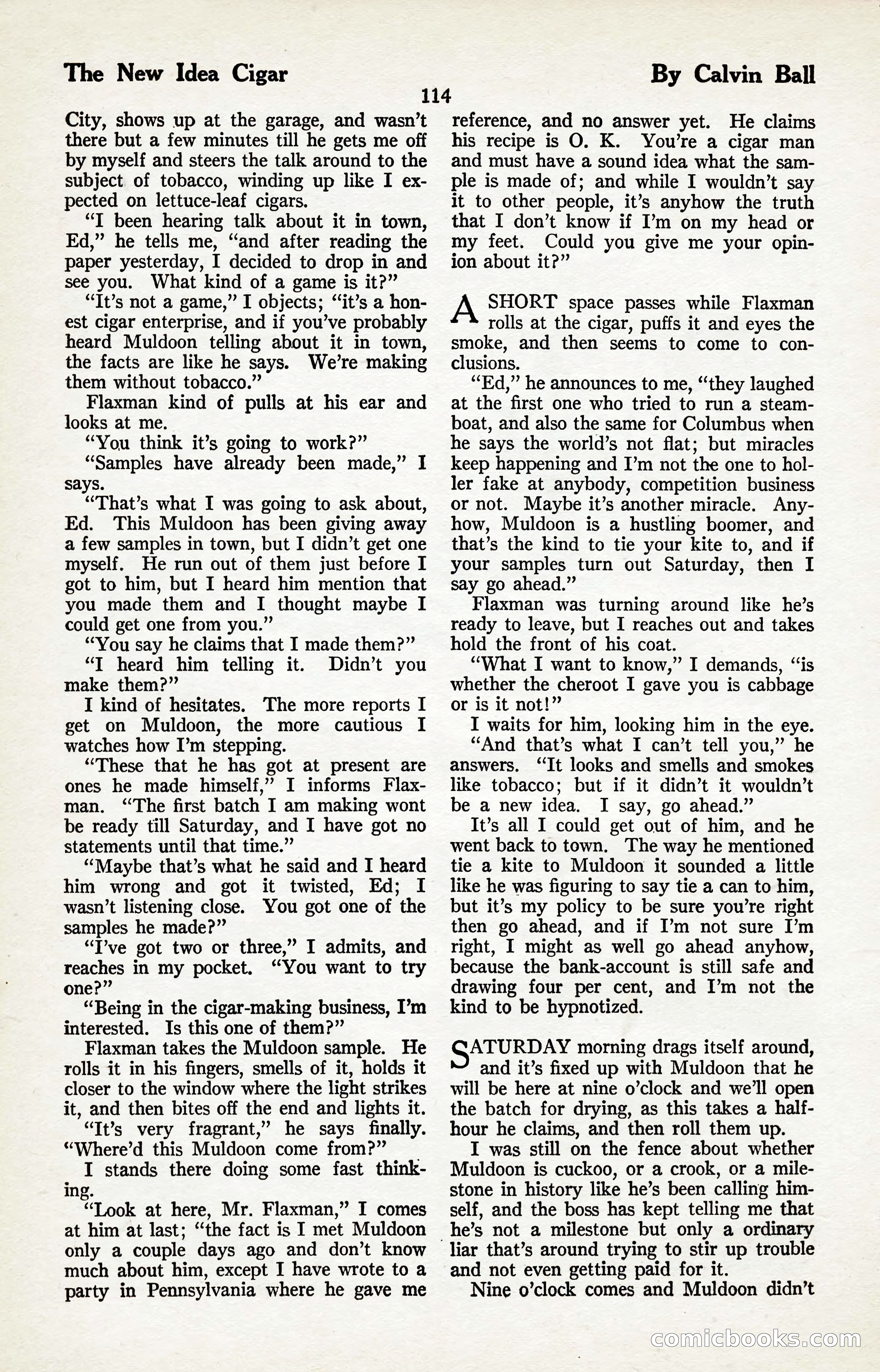 The Illustrated Blue Book Magazine, January 1927 — page 116 of 208