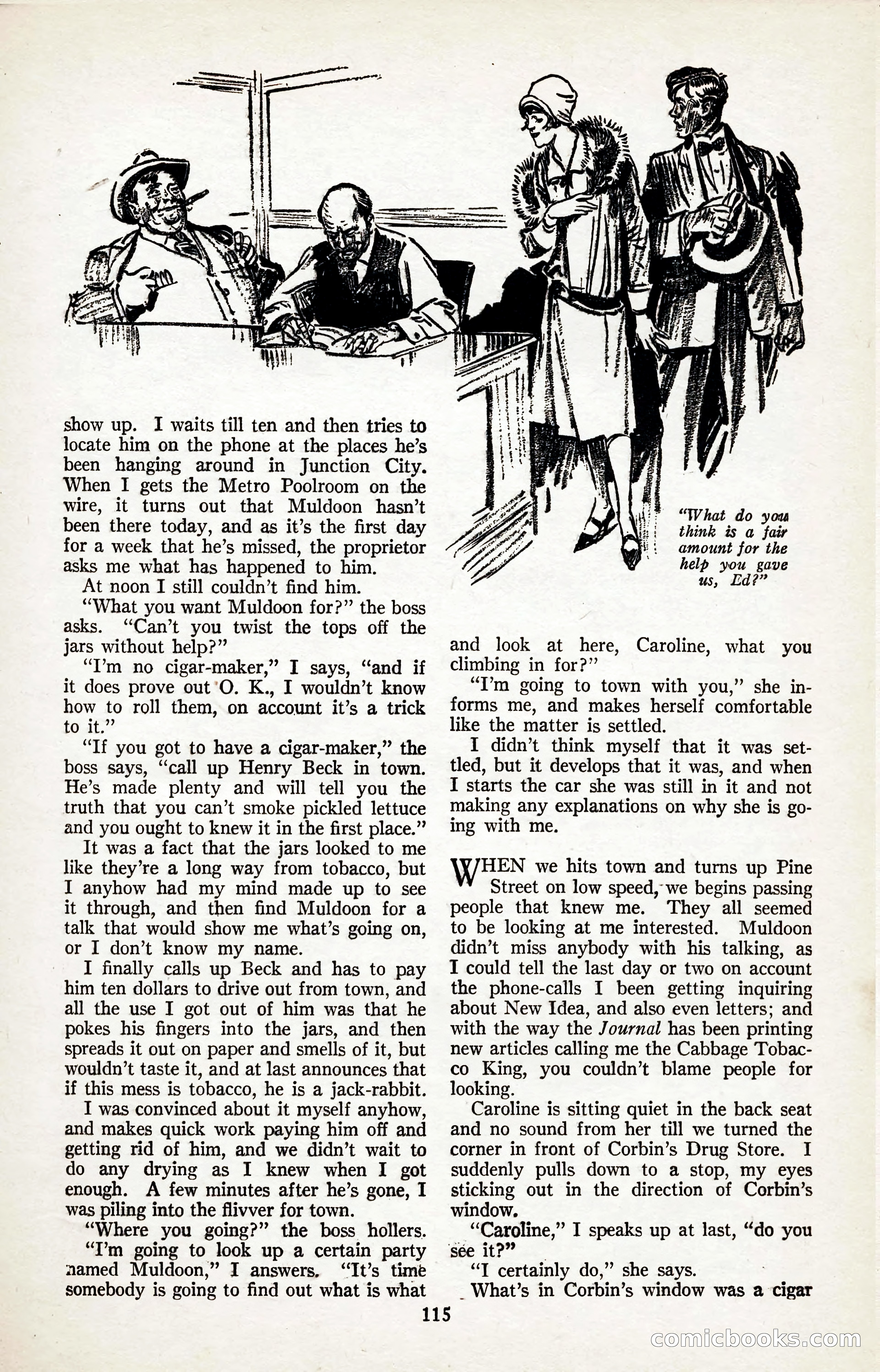 The Illustrated Blue Book Magazine, January 1927 — page 117 of 208