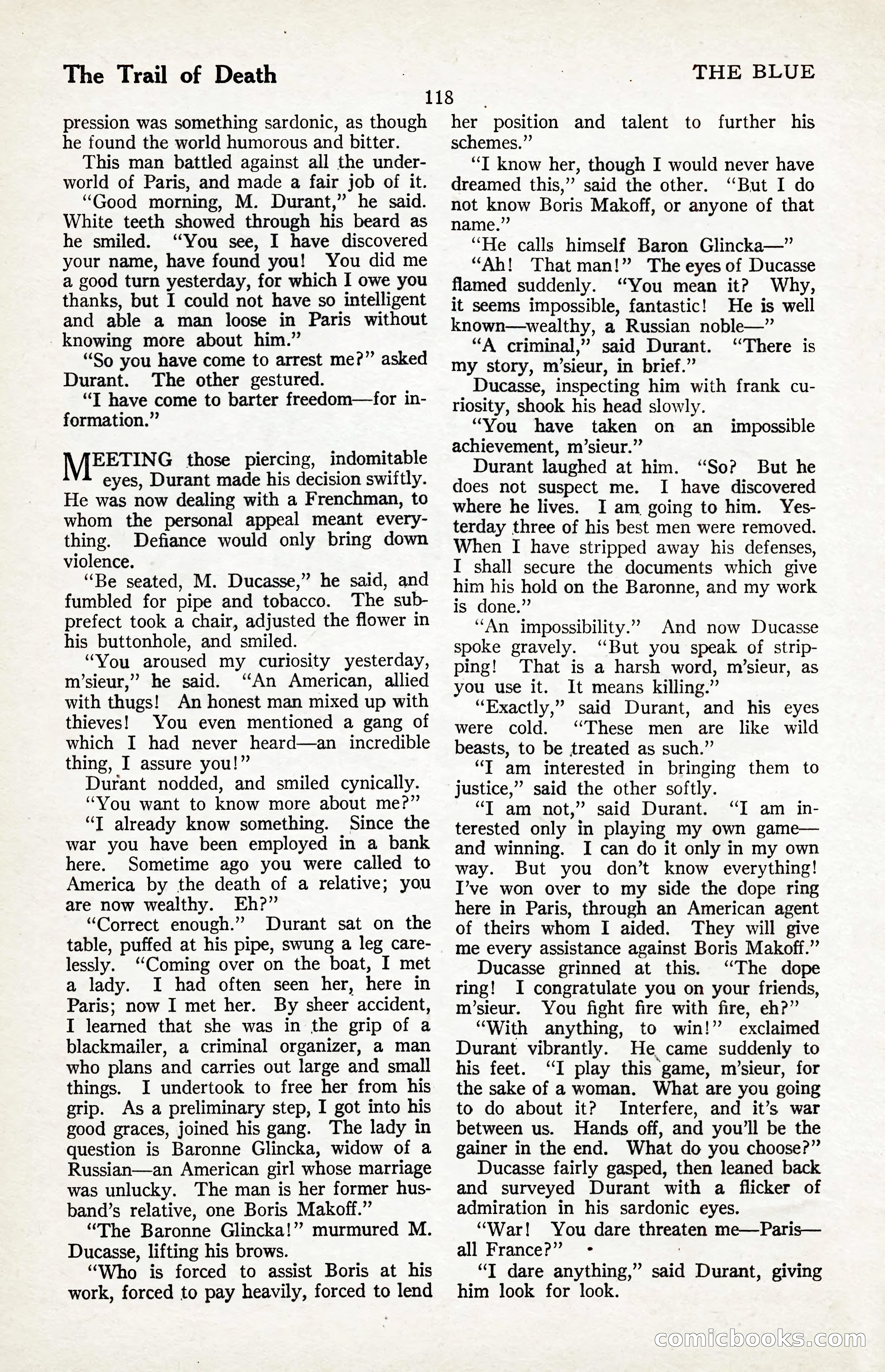 The Illustrated Blue Book Magazine, January 1927 — page 120 of 208