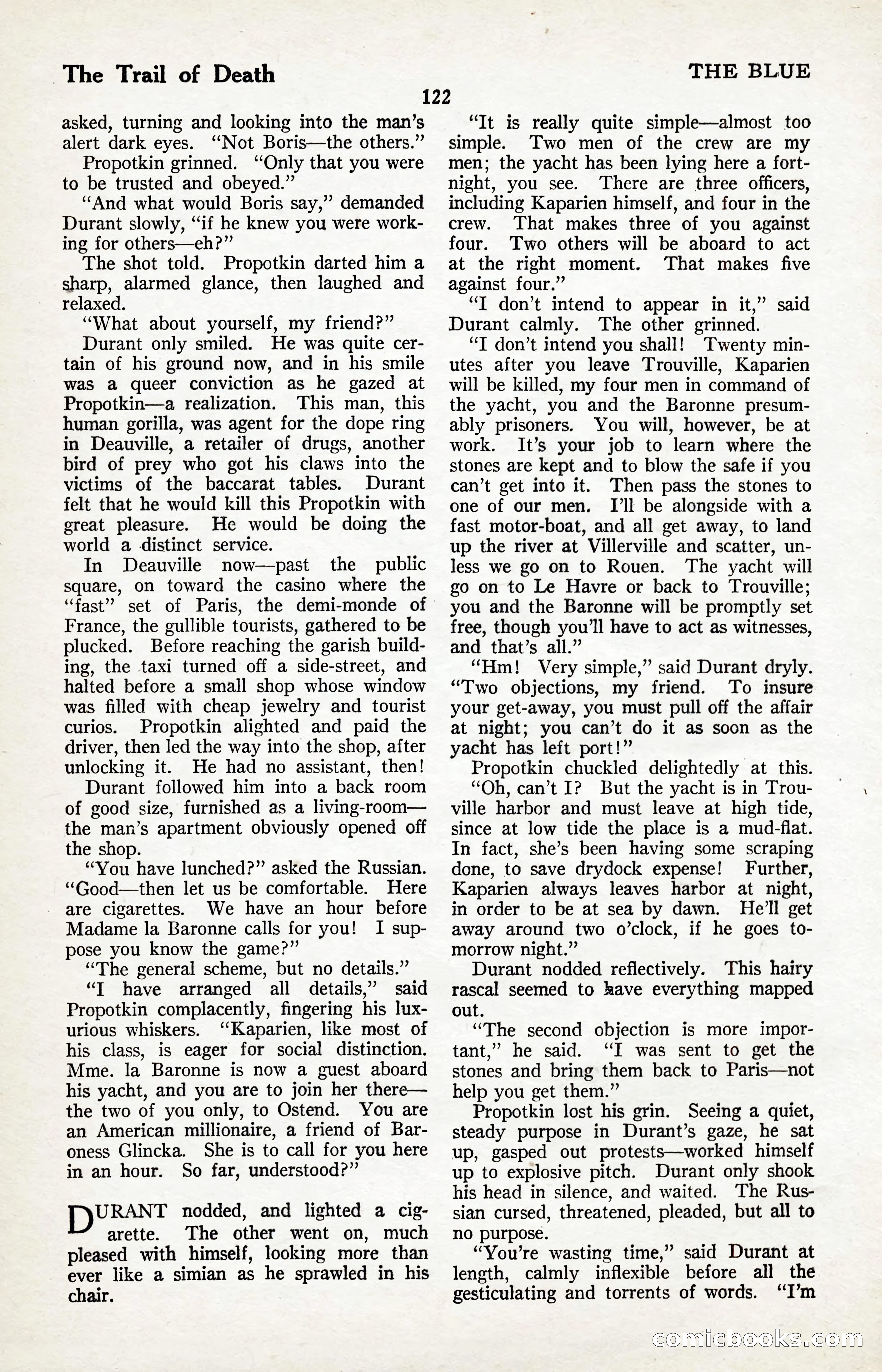 The Illustrated Blue Book Magazine, January 1927 — page 124 of 208