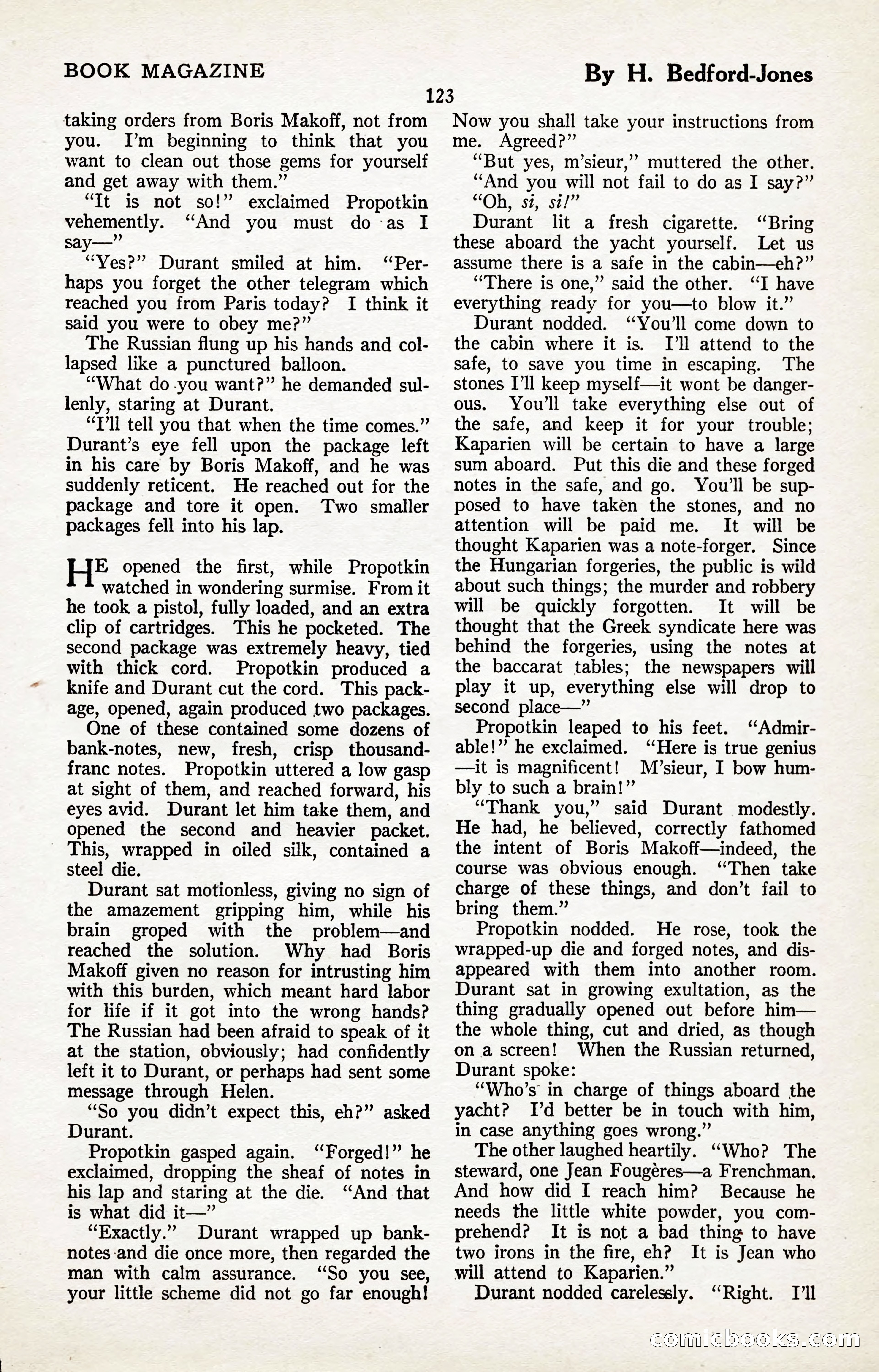 The Illustrated Blue Book Magazine, January 1927 — page 125 of 208