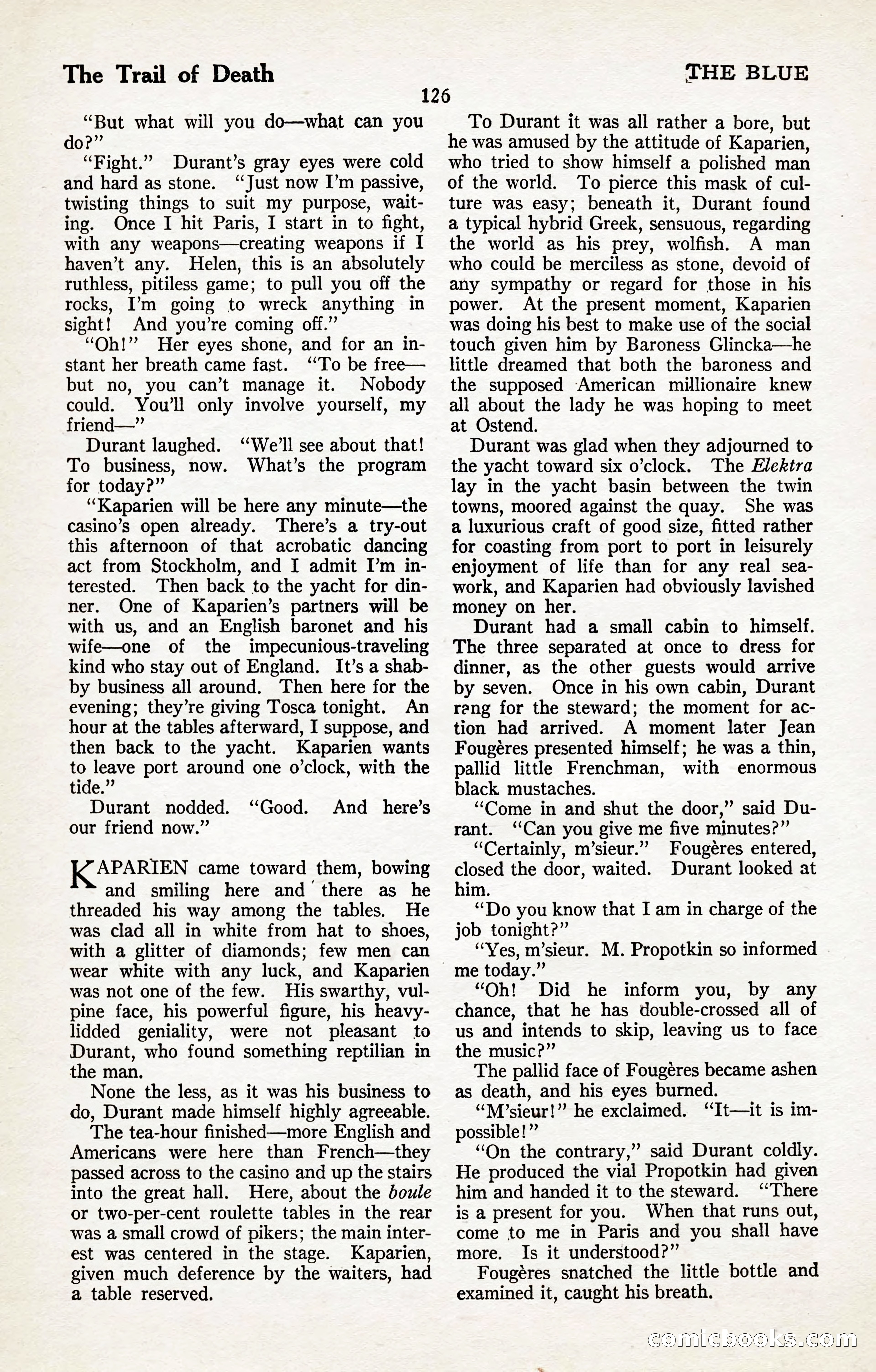 The Illustrated Blue Book Magazine, January 1927 — page 128 of 208