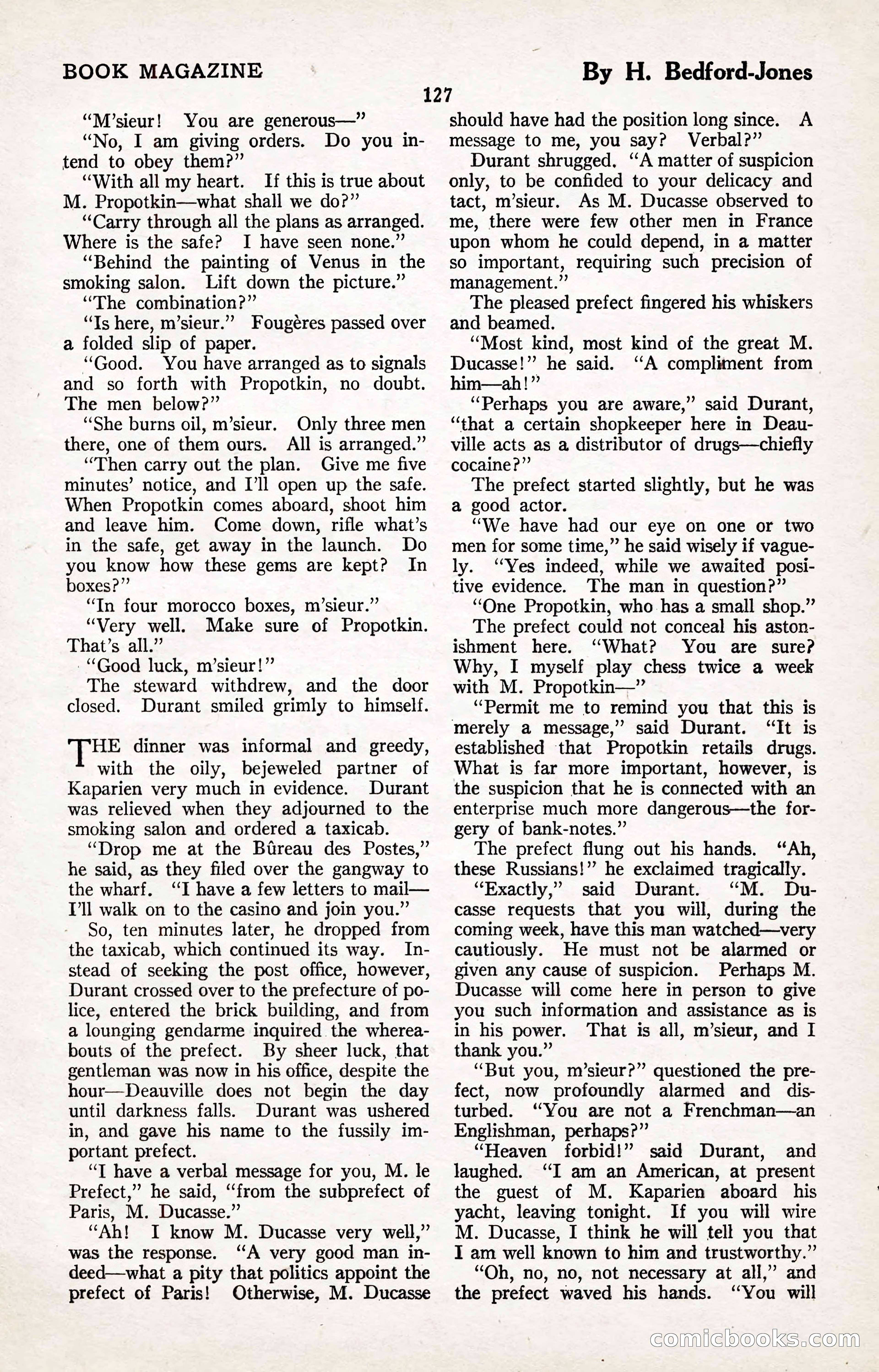 The Illustrated Blue Book Magazine, January 1927 — page 129 of 208