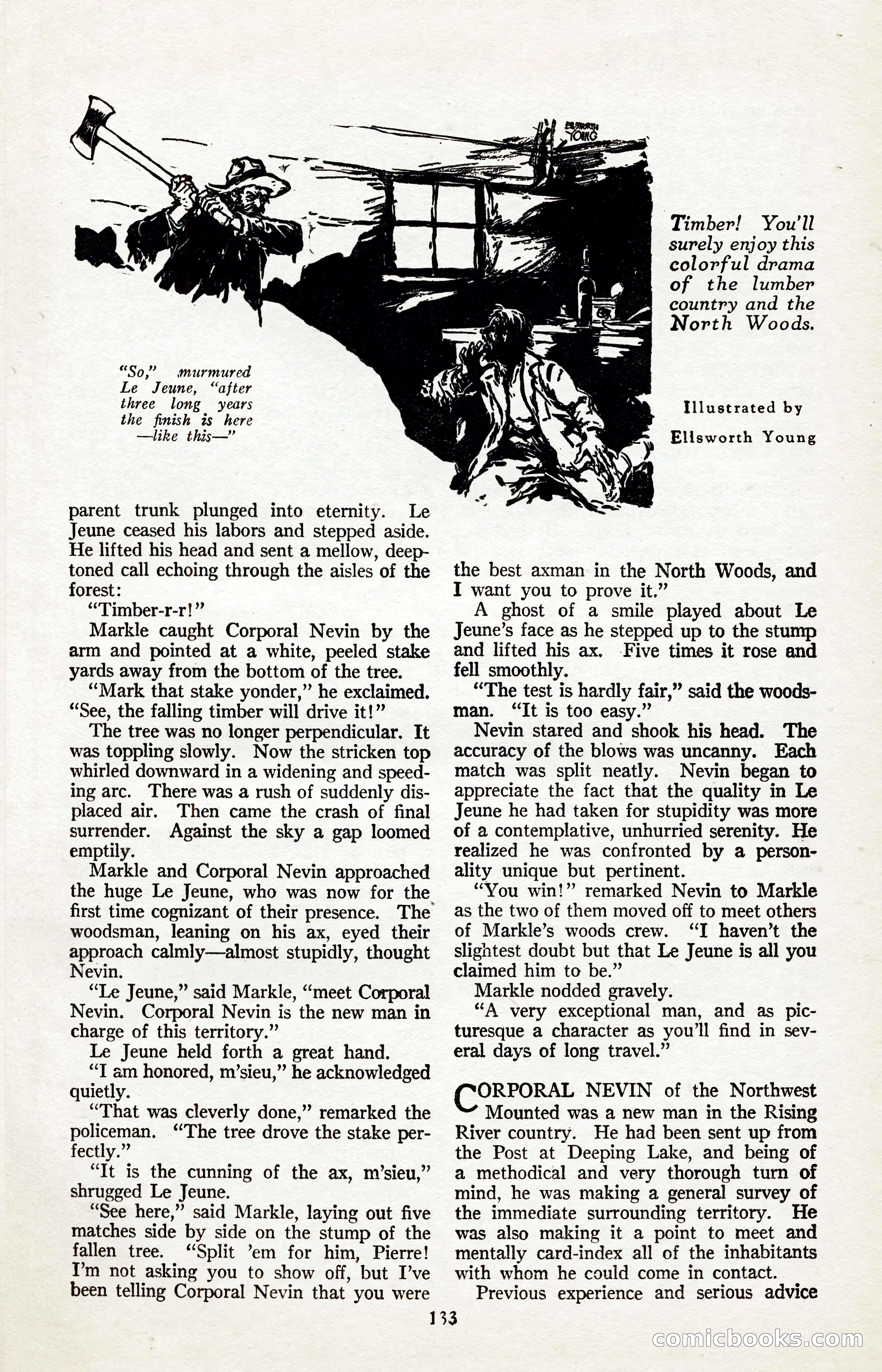 The Illustrated Blue Book Magazine, January 1927 — page 135 of 208