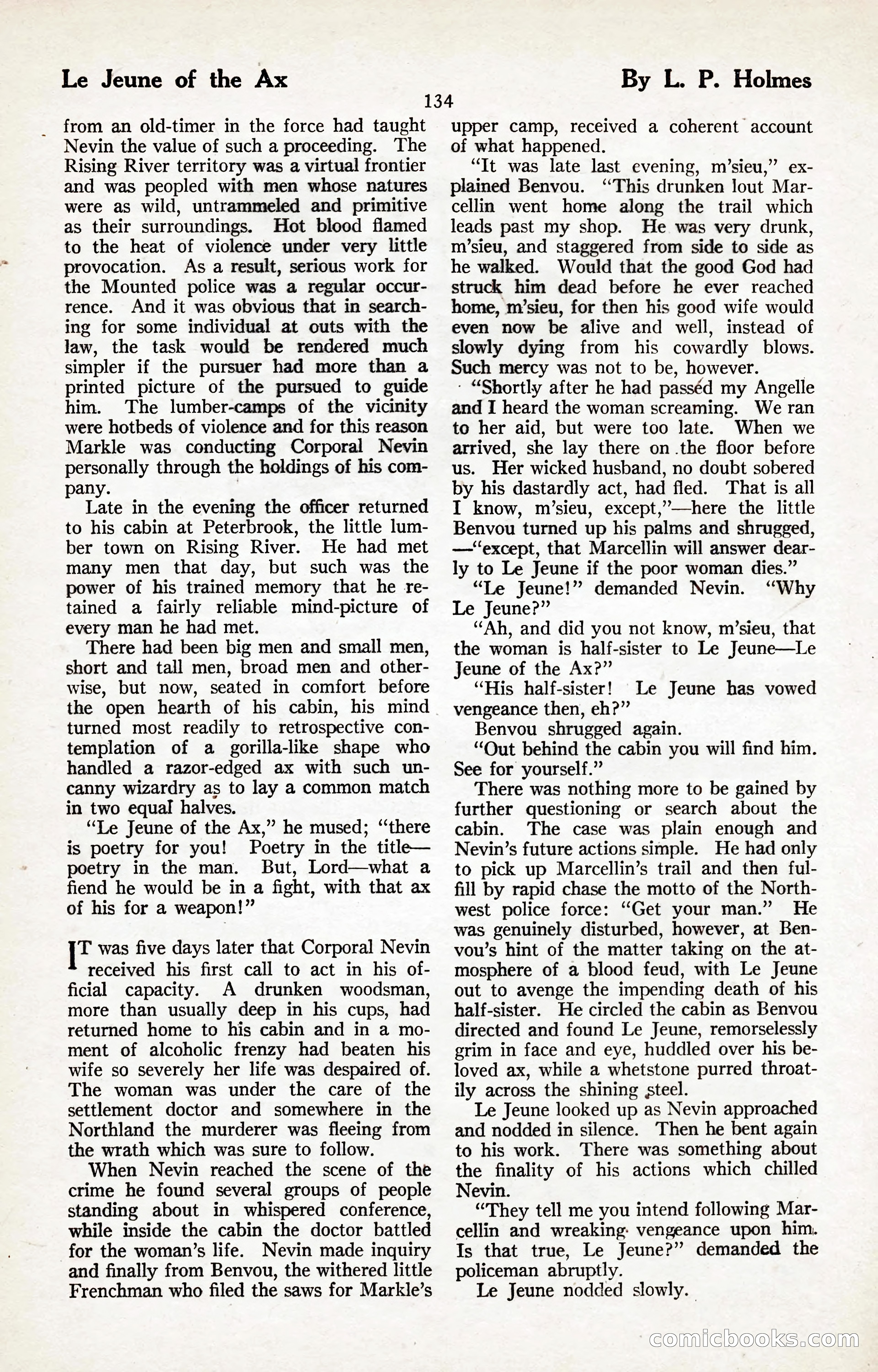 The Illustrated Blue Book Magazine, January 1927 — page 136 of 208