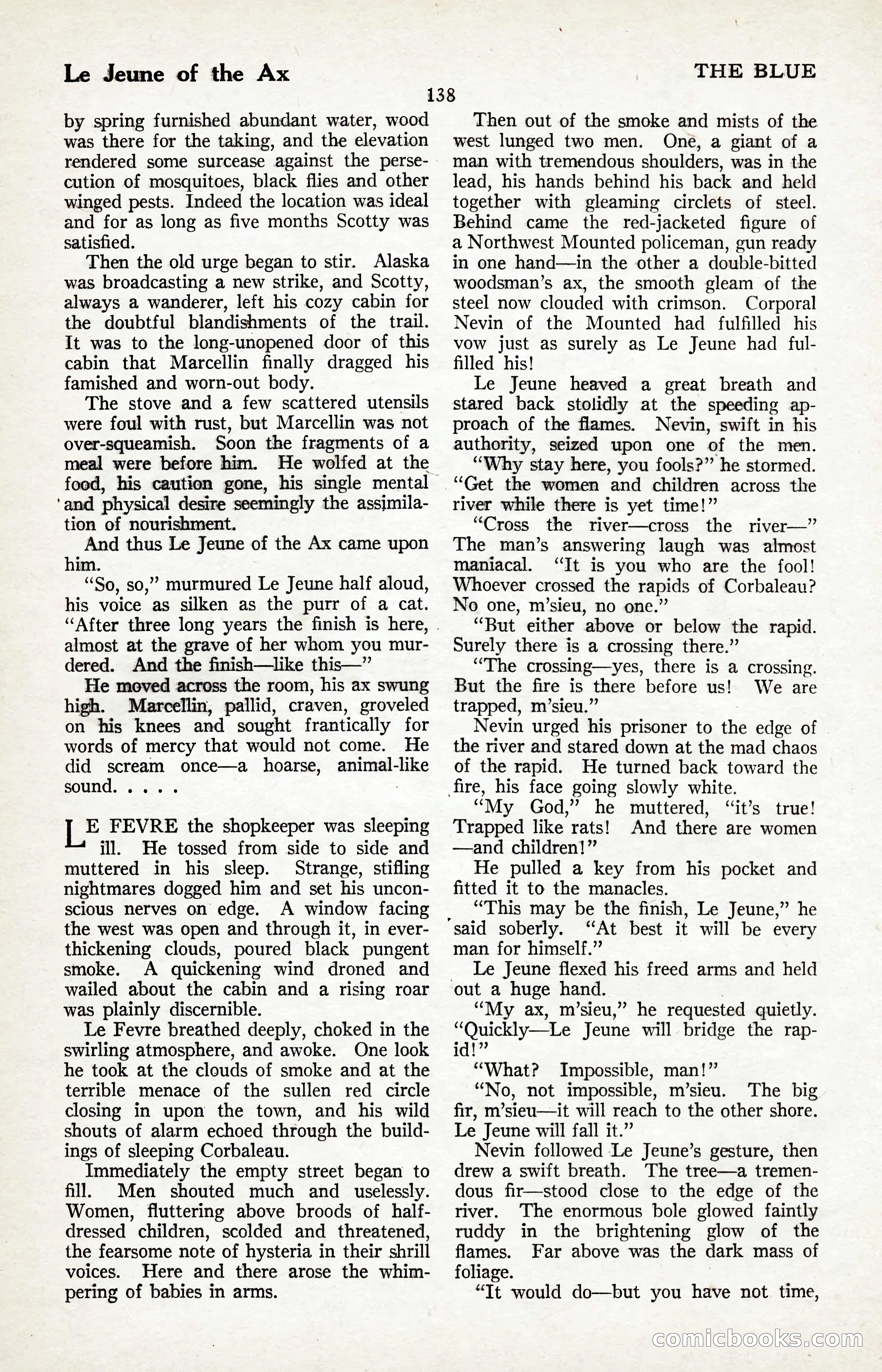 The Illustrated Blue Book Magazine, January 1927 — page 140 of 208