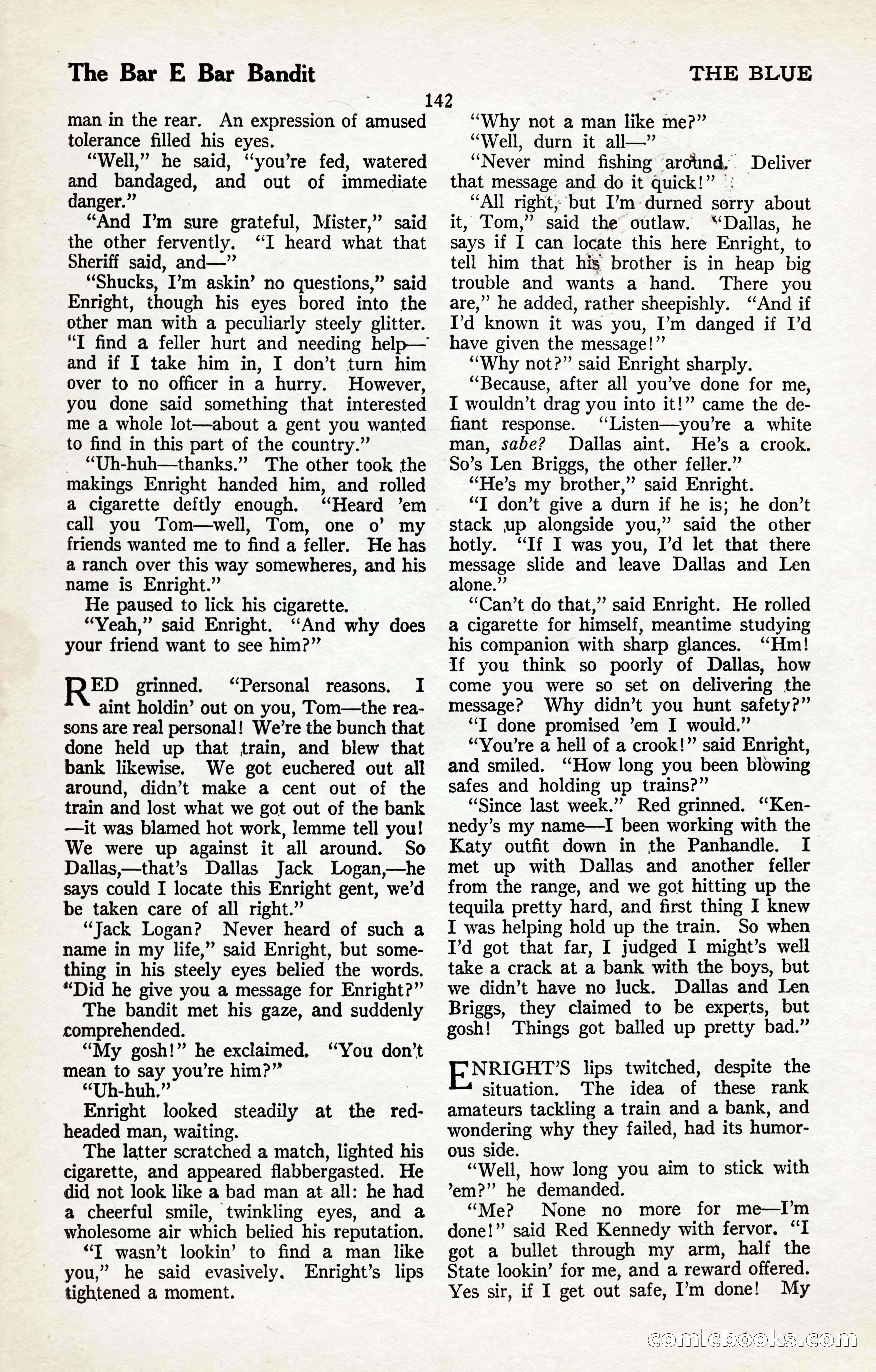 The Illustrated Blue Book Magazine, January 1927 — page 144 of 208