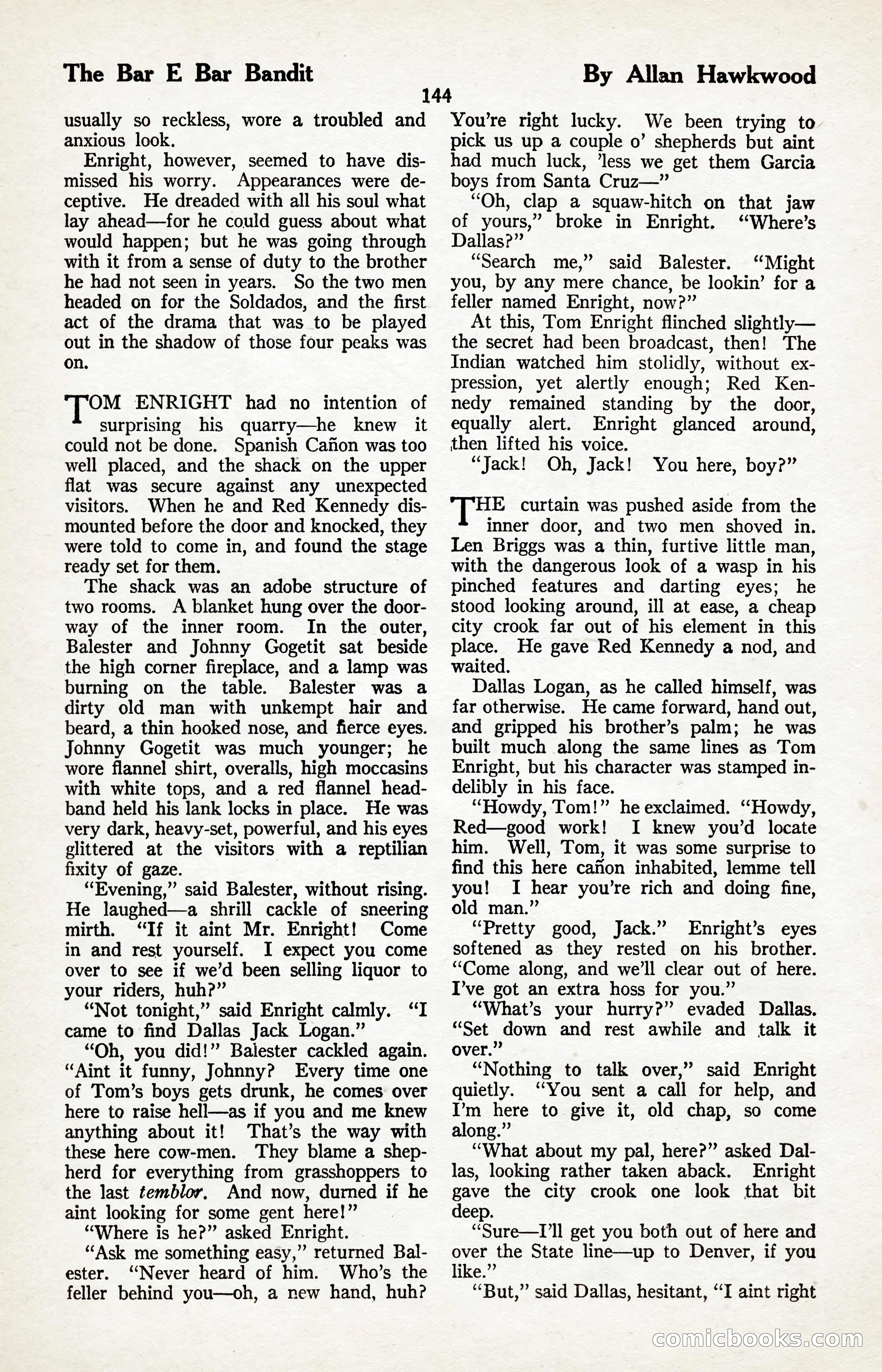 The Illustrated Blue Book Magazine, January 1927 — page 146 of 208