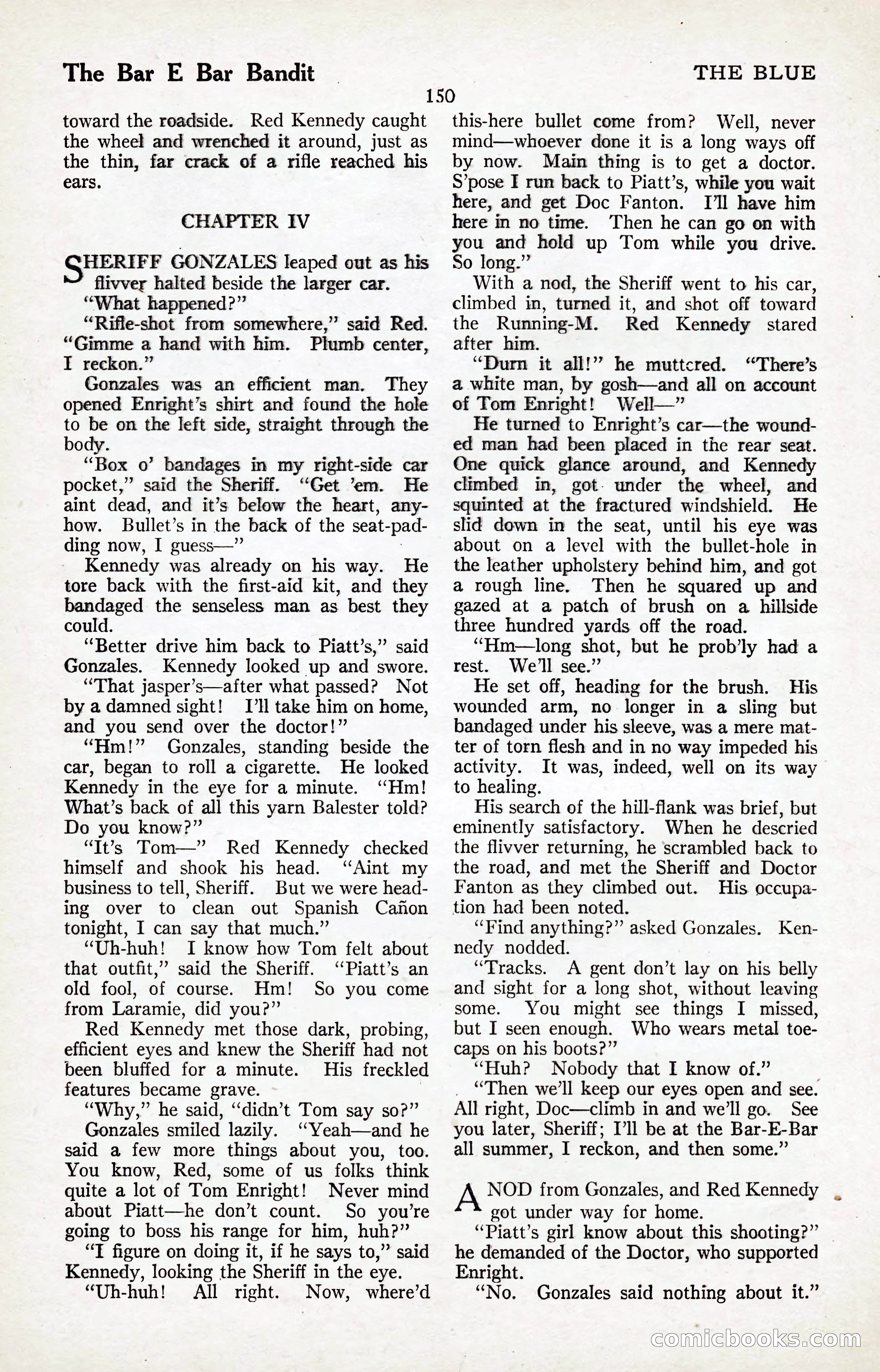 The Illustrated Blue Book Magazine, January 1927 — page 152 of 208