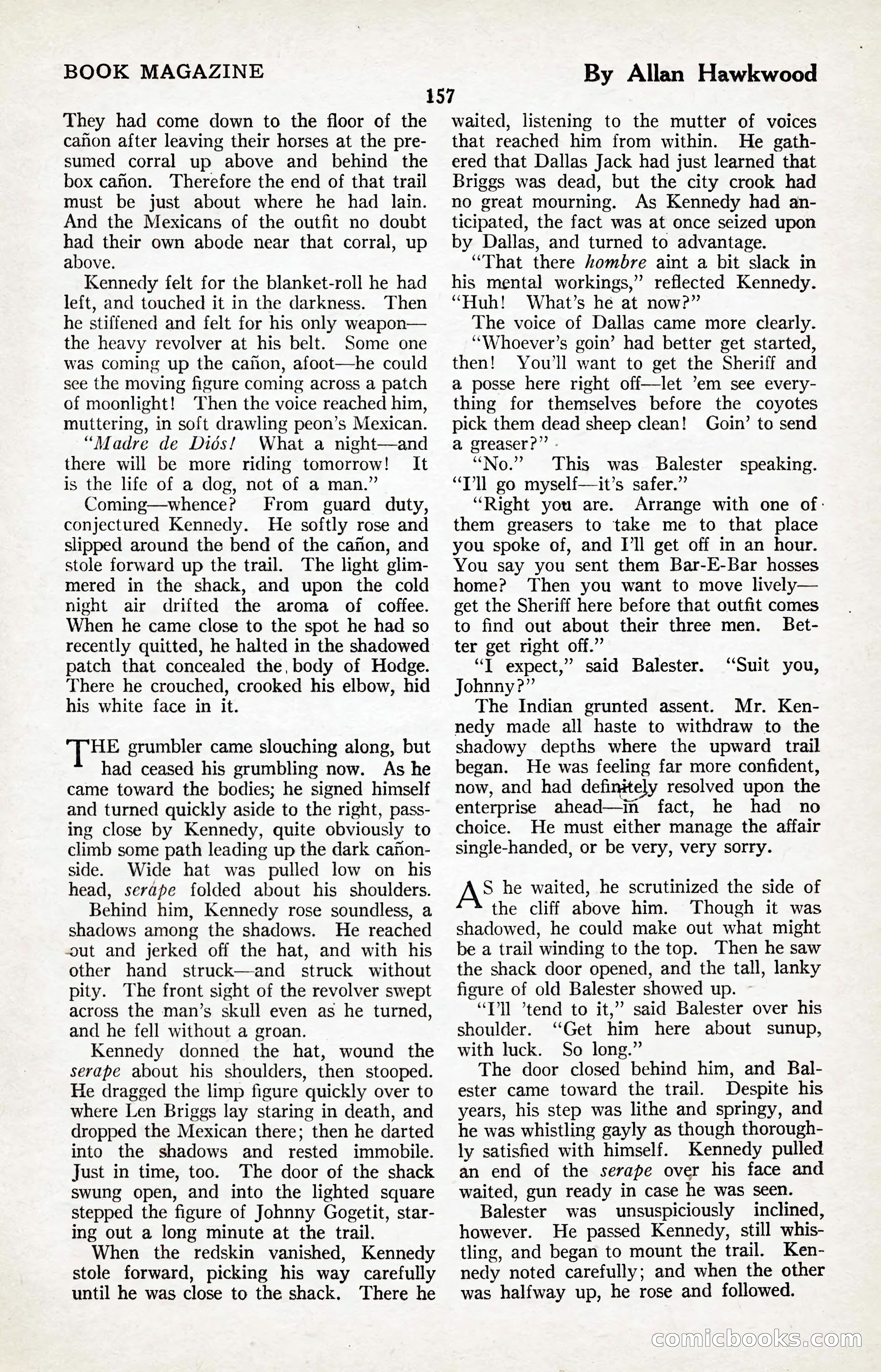 The Illustrated Blue Book Magazine, January 1927 — page 159 of 208