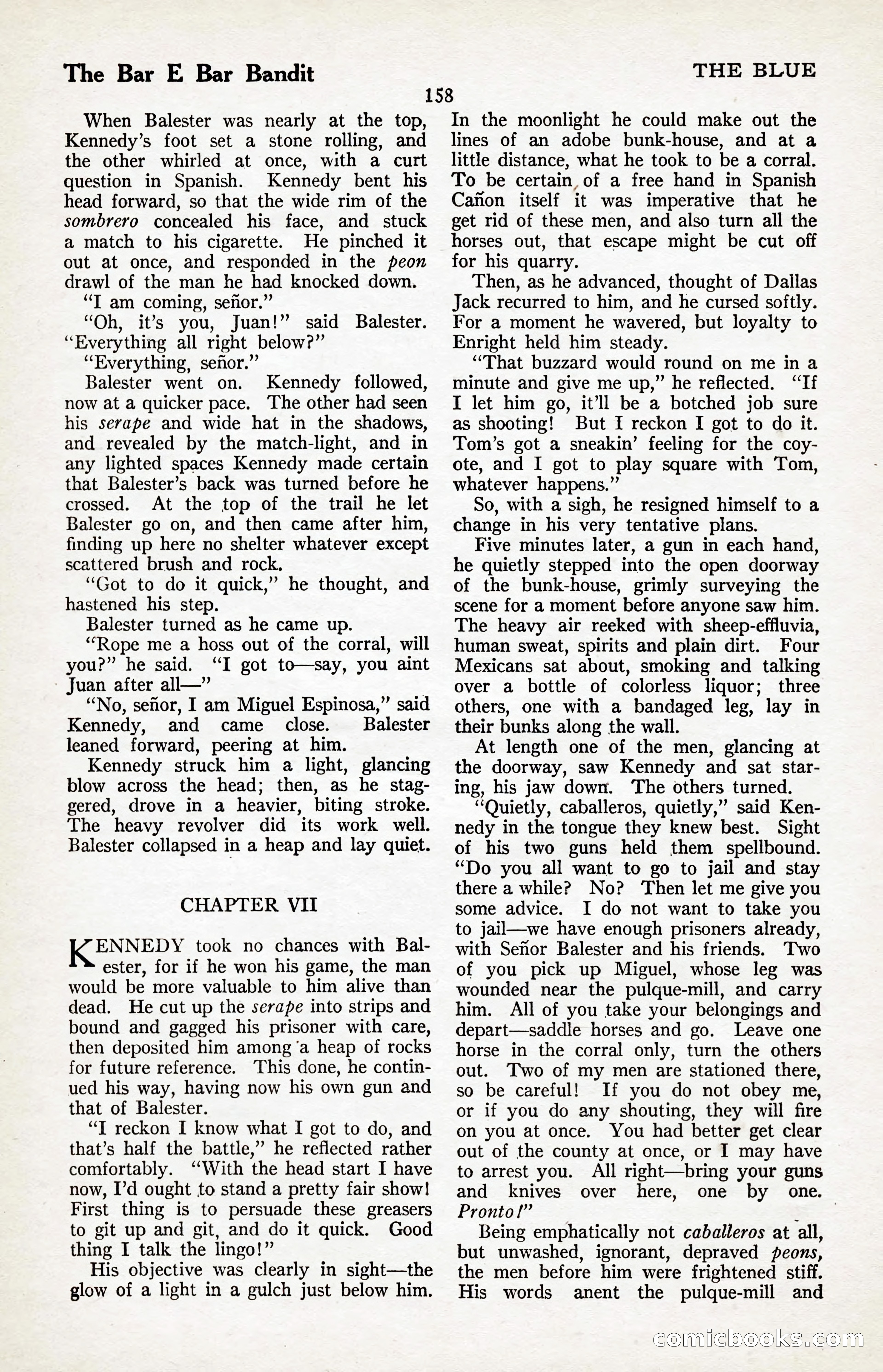 The Illustrated Blue Book Magazine, January 1927 — page 160 of 208