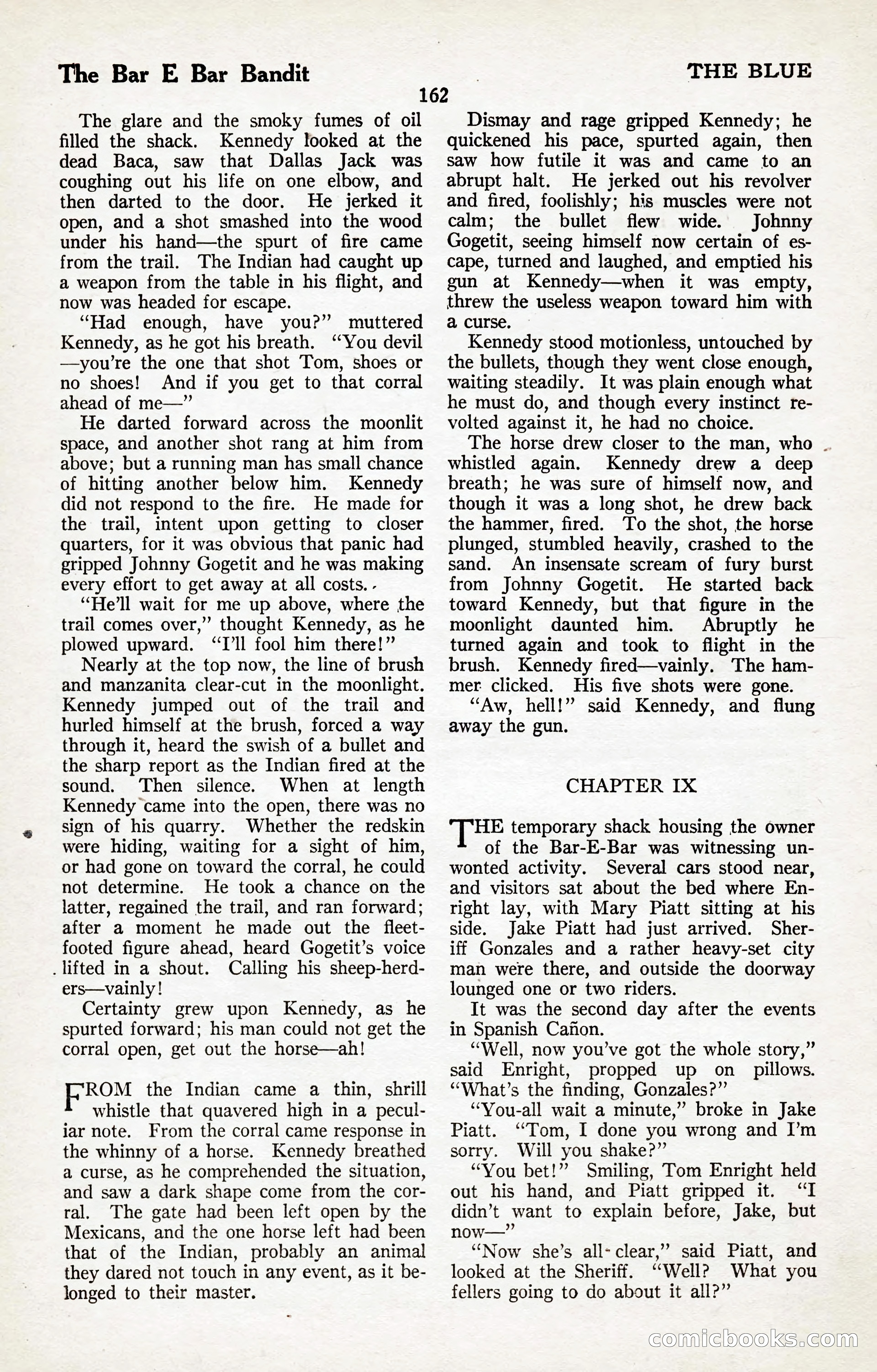 The Illustrated Blue Book Magazine, January 1927 — page 164 of 208