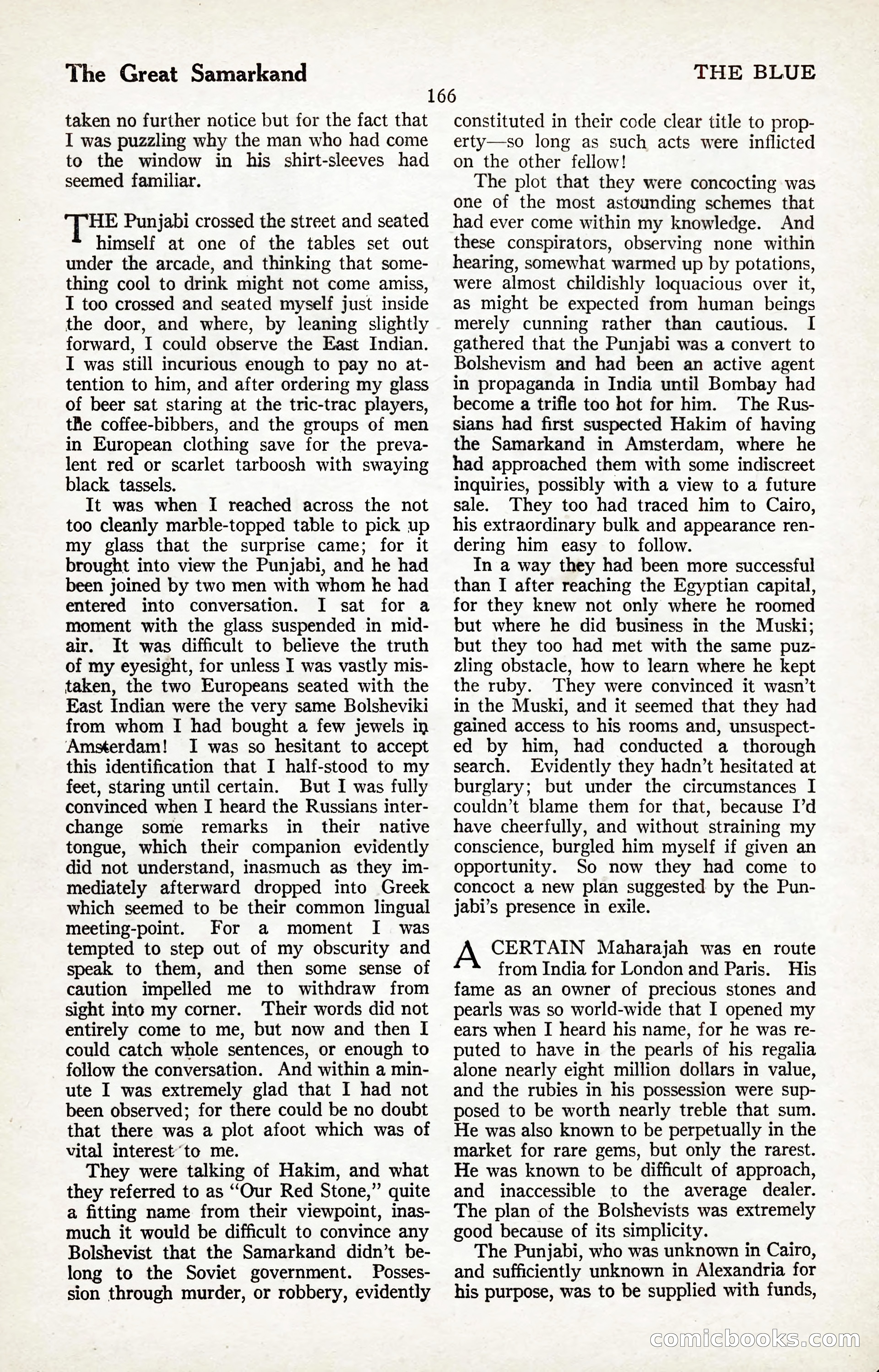 The Illustrated Blue Book Magazine, January 1927 — page 168 of 208