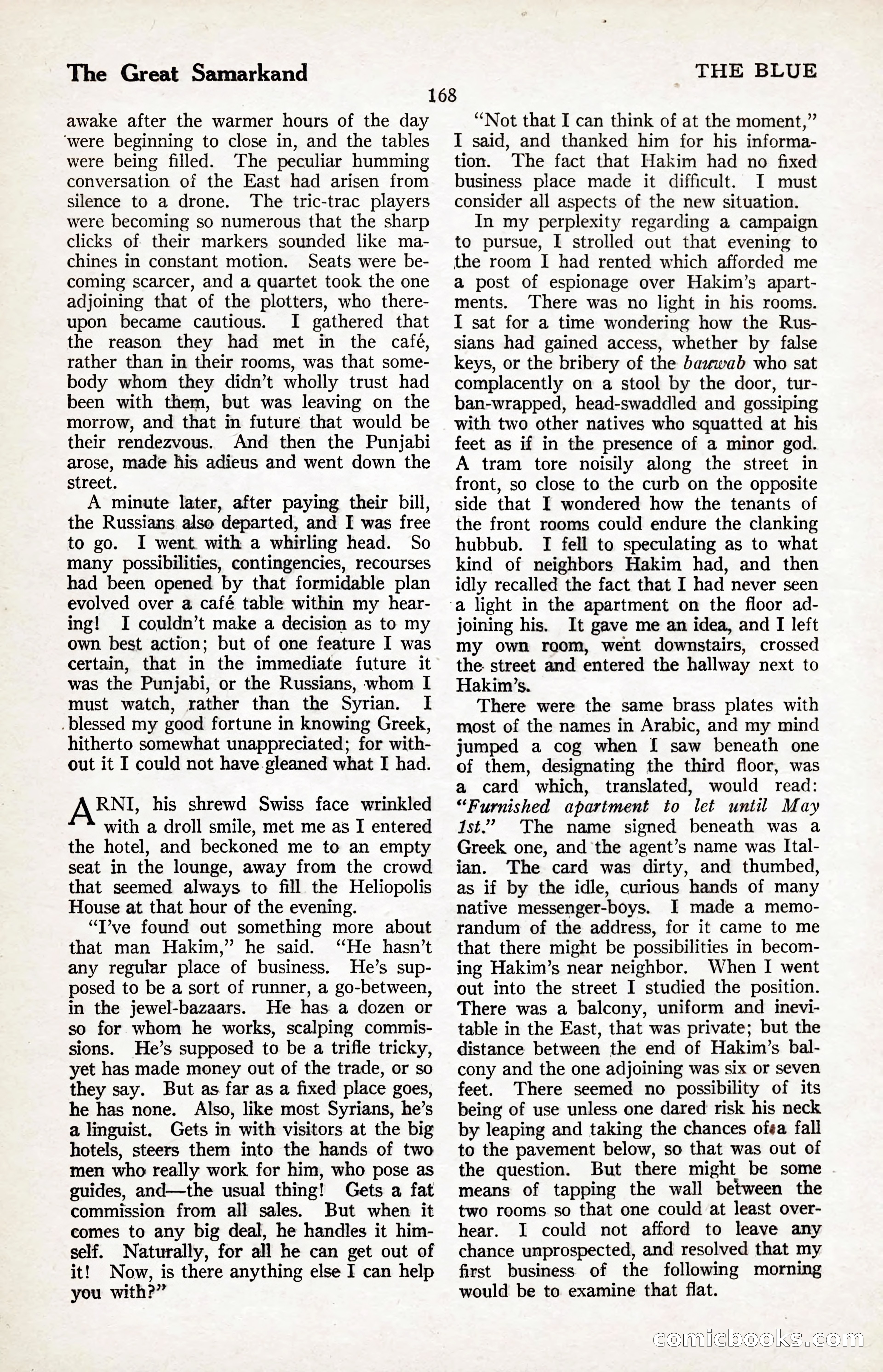 The Illustrated Blue Book Magazine, January 1927 — page 170 of 208