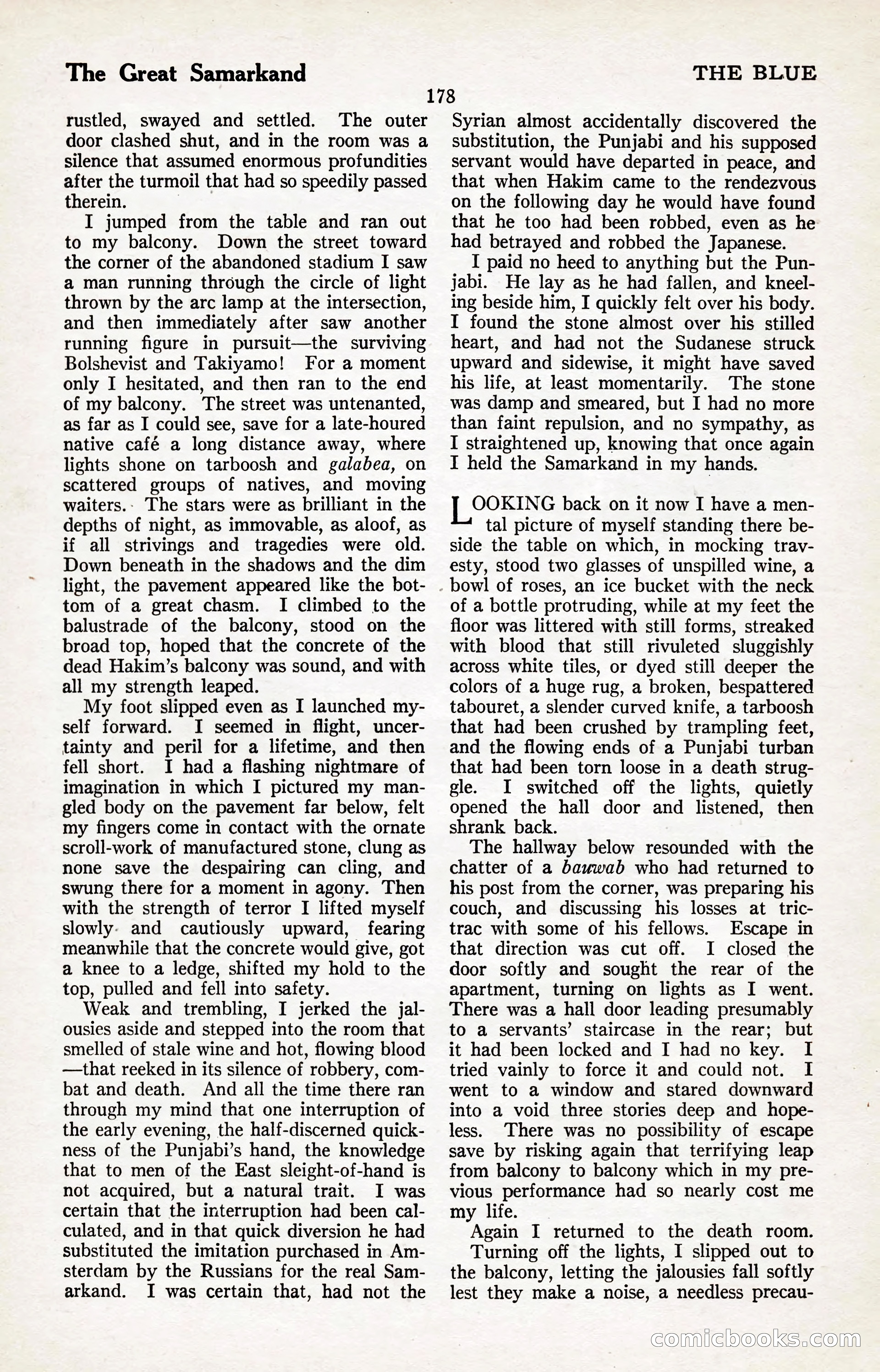 The Illustrated Blue Book Magazine, January 1927 — page 180 of 208