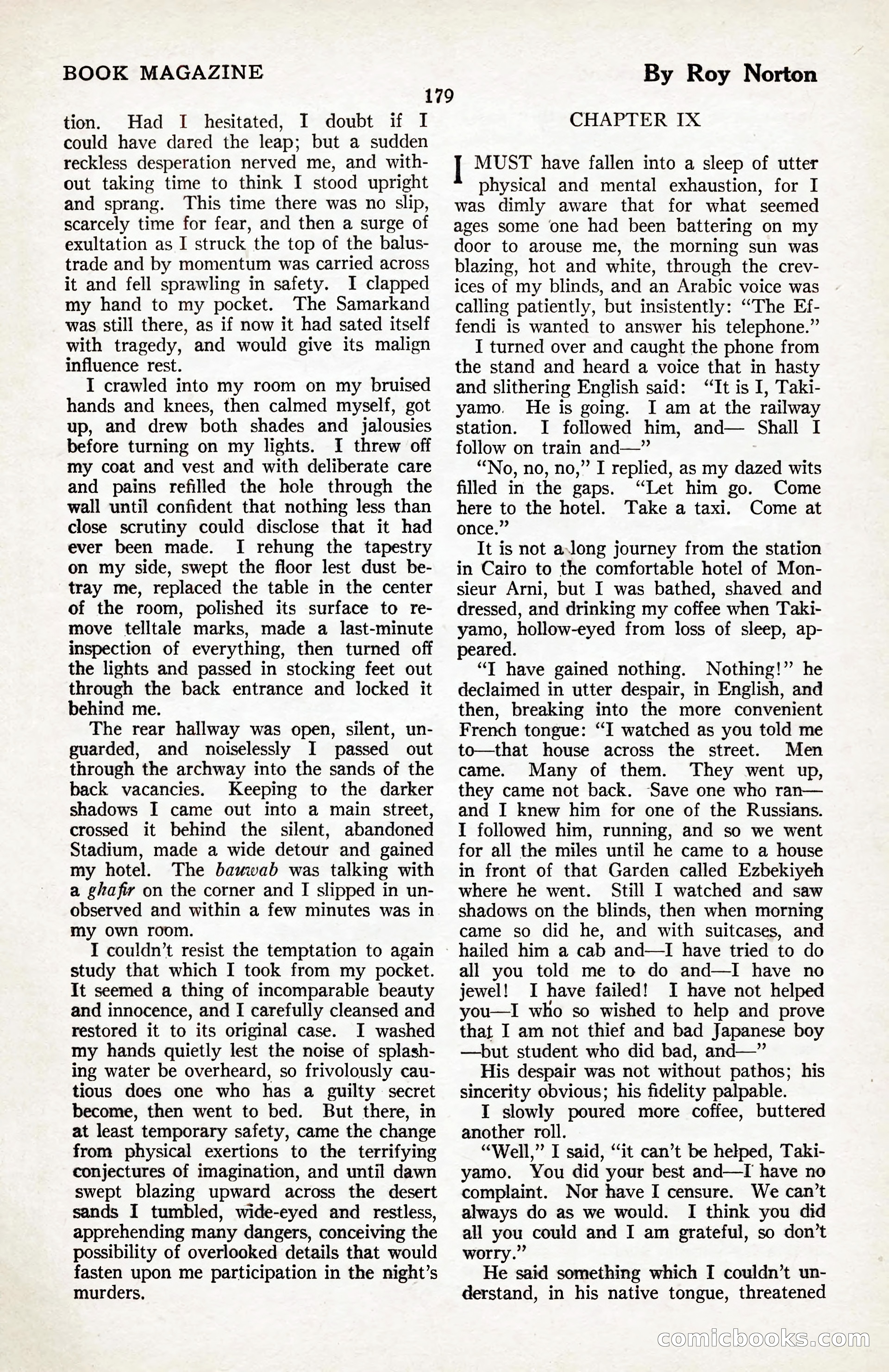 The Illustrated Blue Book Magazine, January 1927 — page 181 of 208