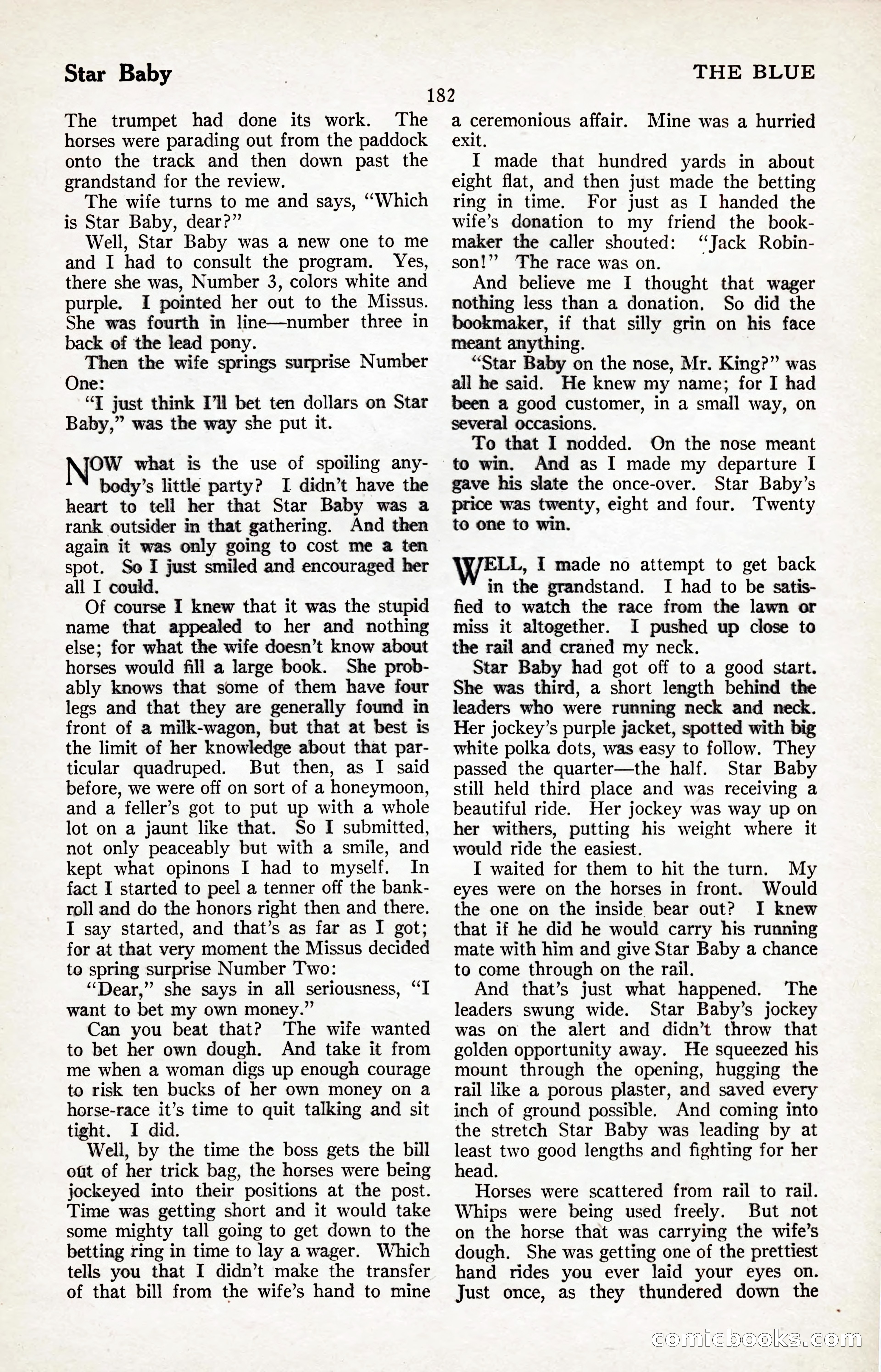 The Illustrated Blue Book Magazine, January 1927 — page 184 of 208