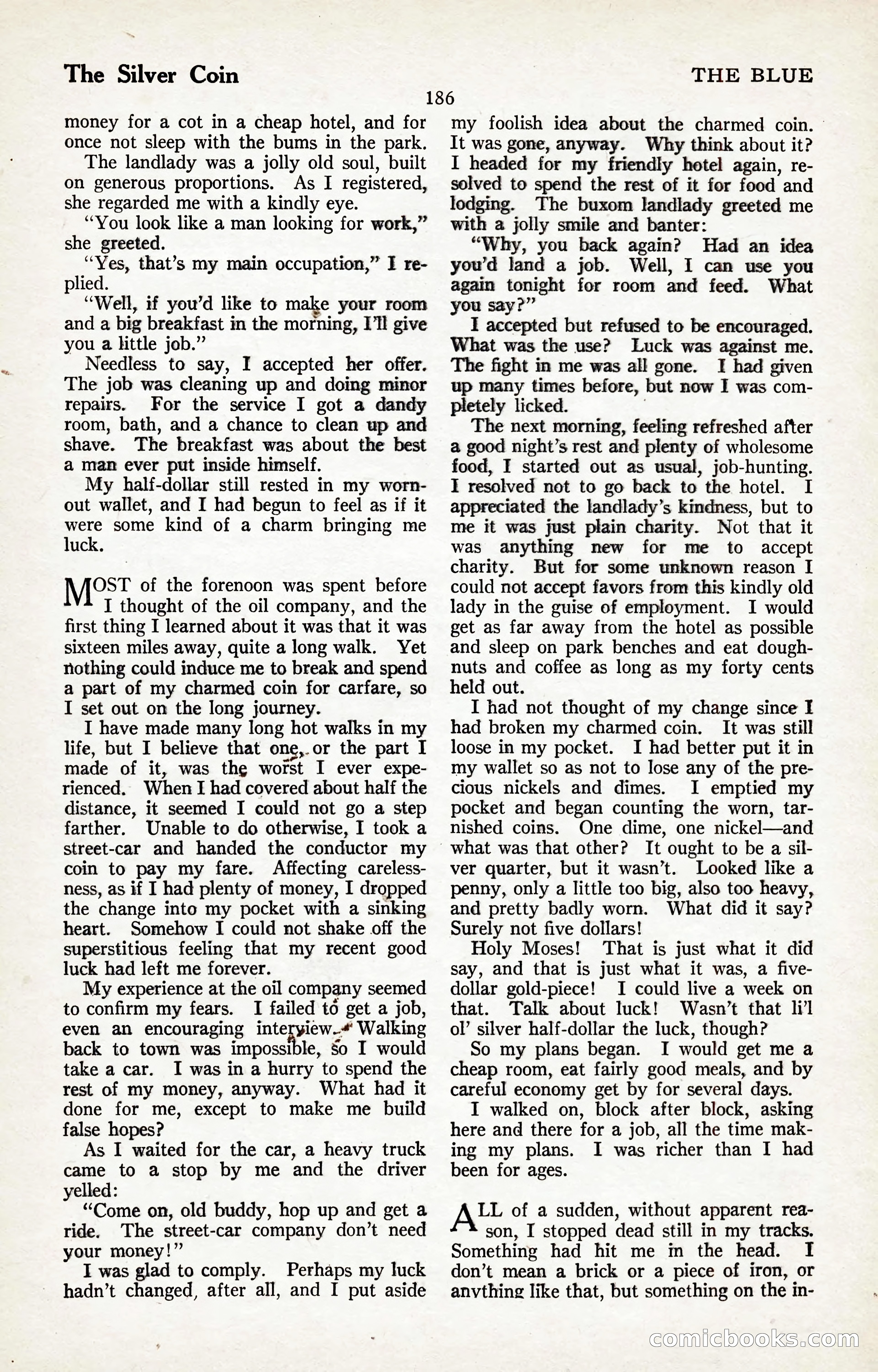 The Illustrated Blue Book Magazine, January 1927 — page 188 of 208
