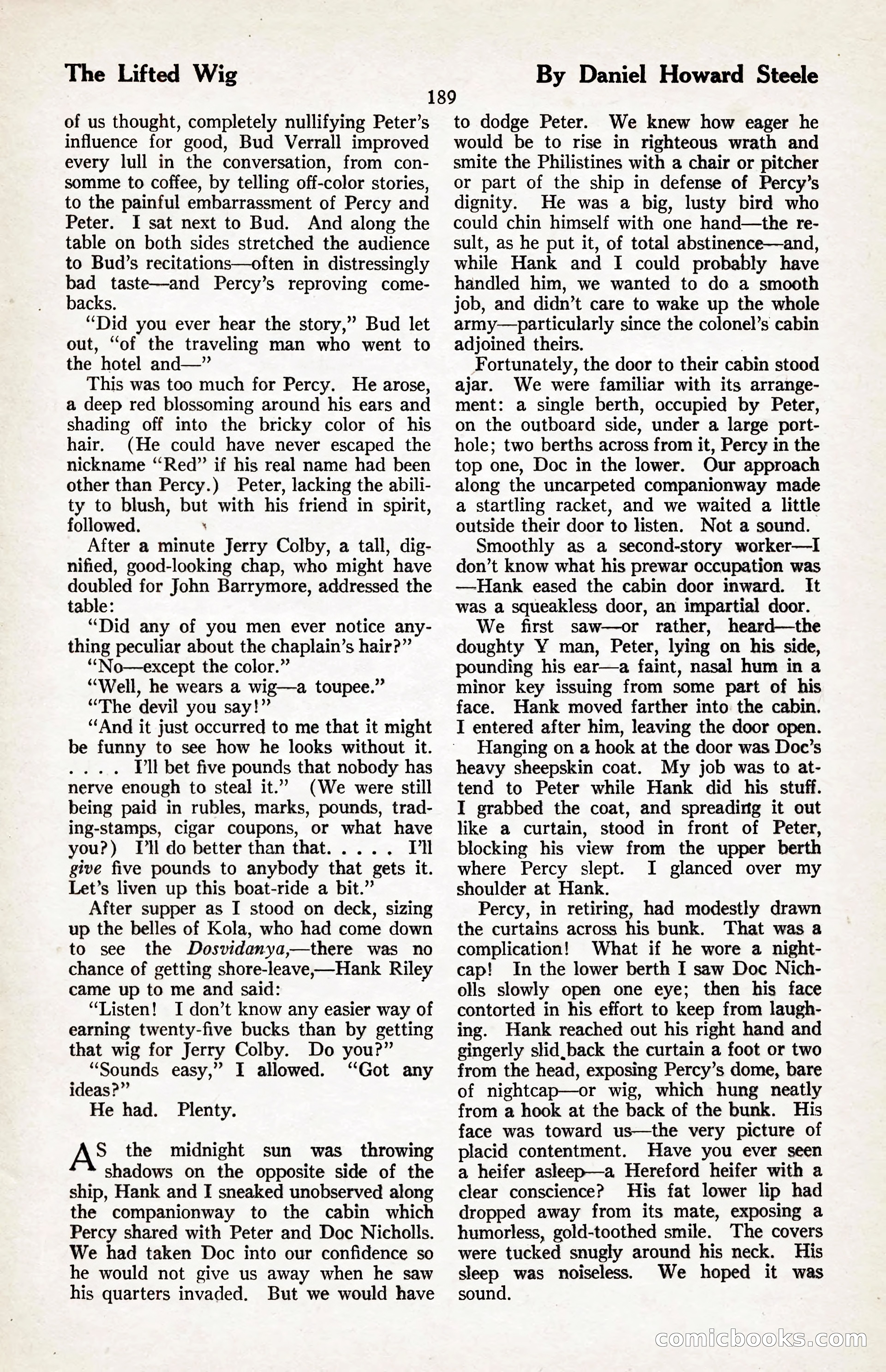 The Illustrated Blue Book Magazine, January 1927 — page 191 of 208