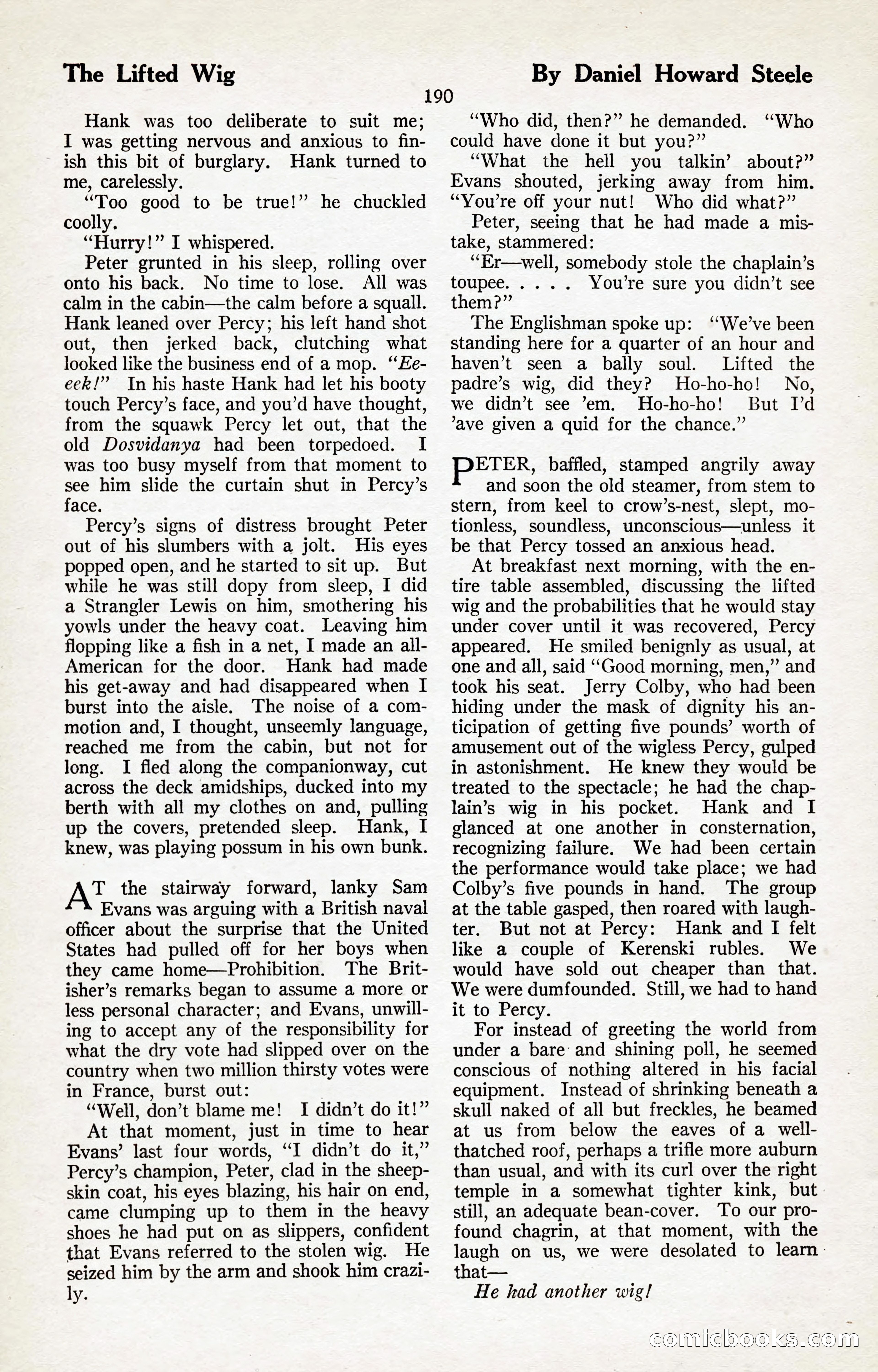 The Illustrated Blue Book Magazine, January 1927 — page 192 of 208