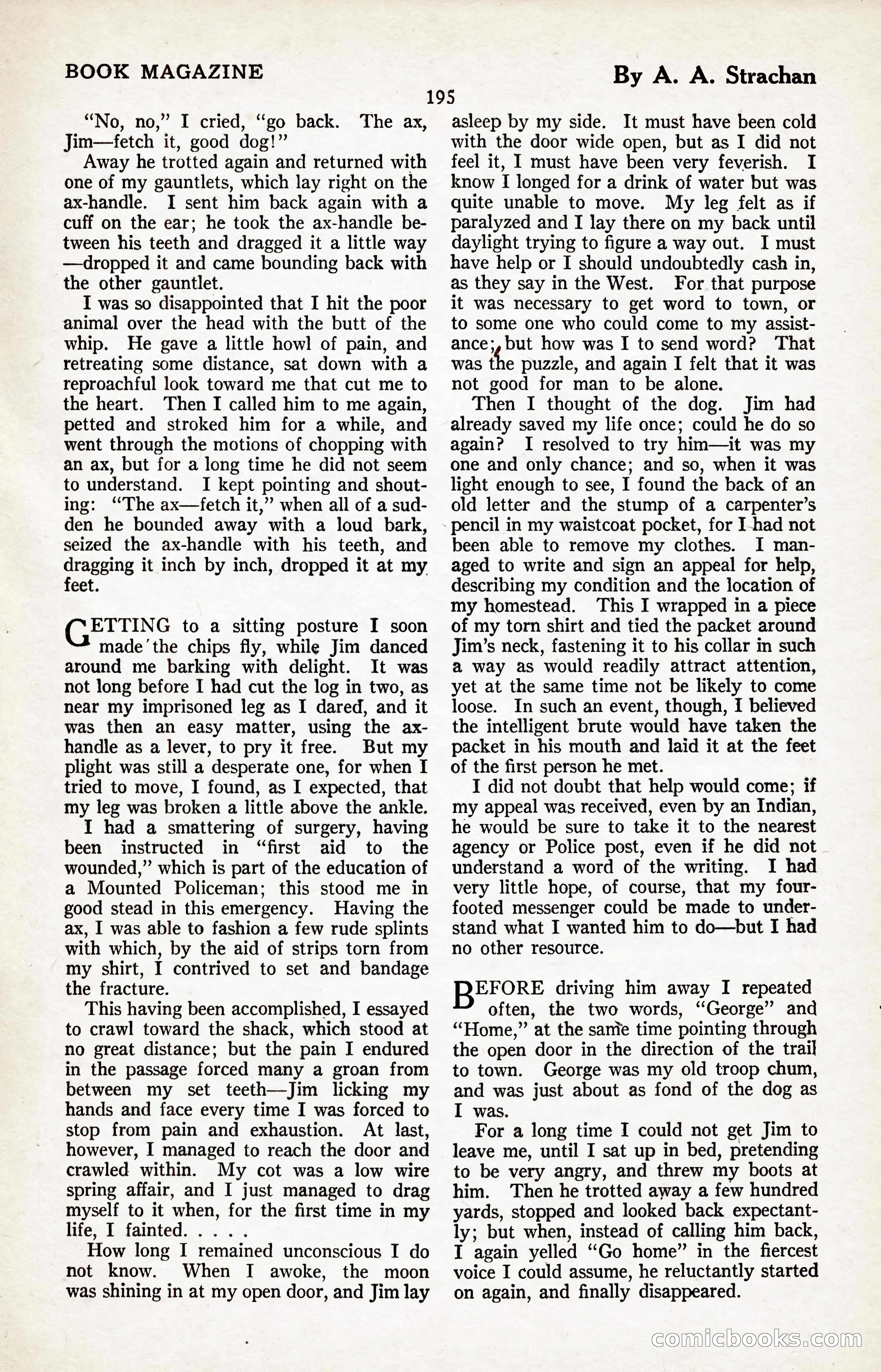 The Illustrated Blue Book Magazine, January 1927 — page 197 of 208