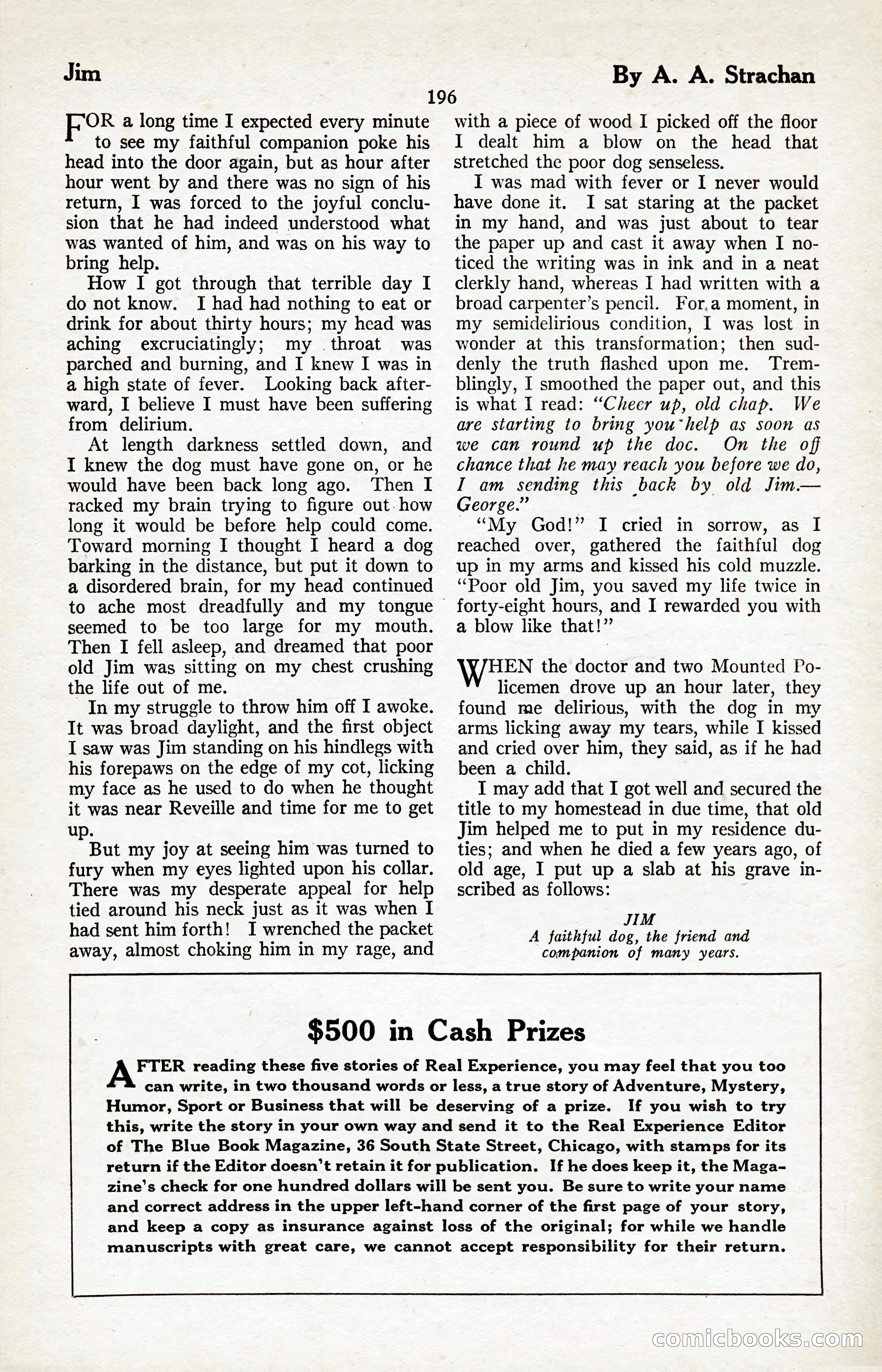 The Illustrated Blue Book Magazine, January 1927 — page 198 of 208
