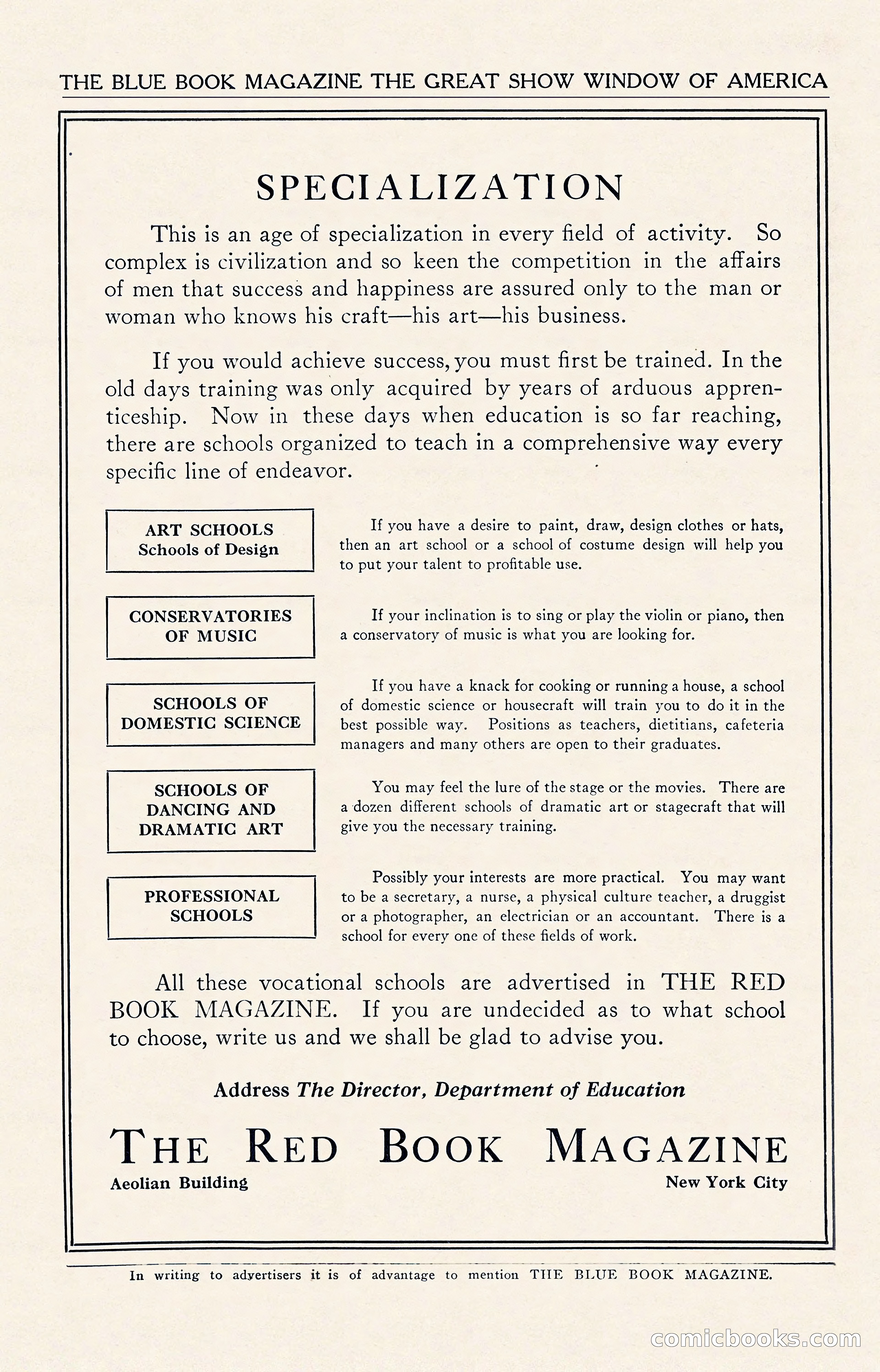 The Illustrated Blue Book Magazine, January 1927 — page 204 of 208