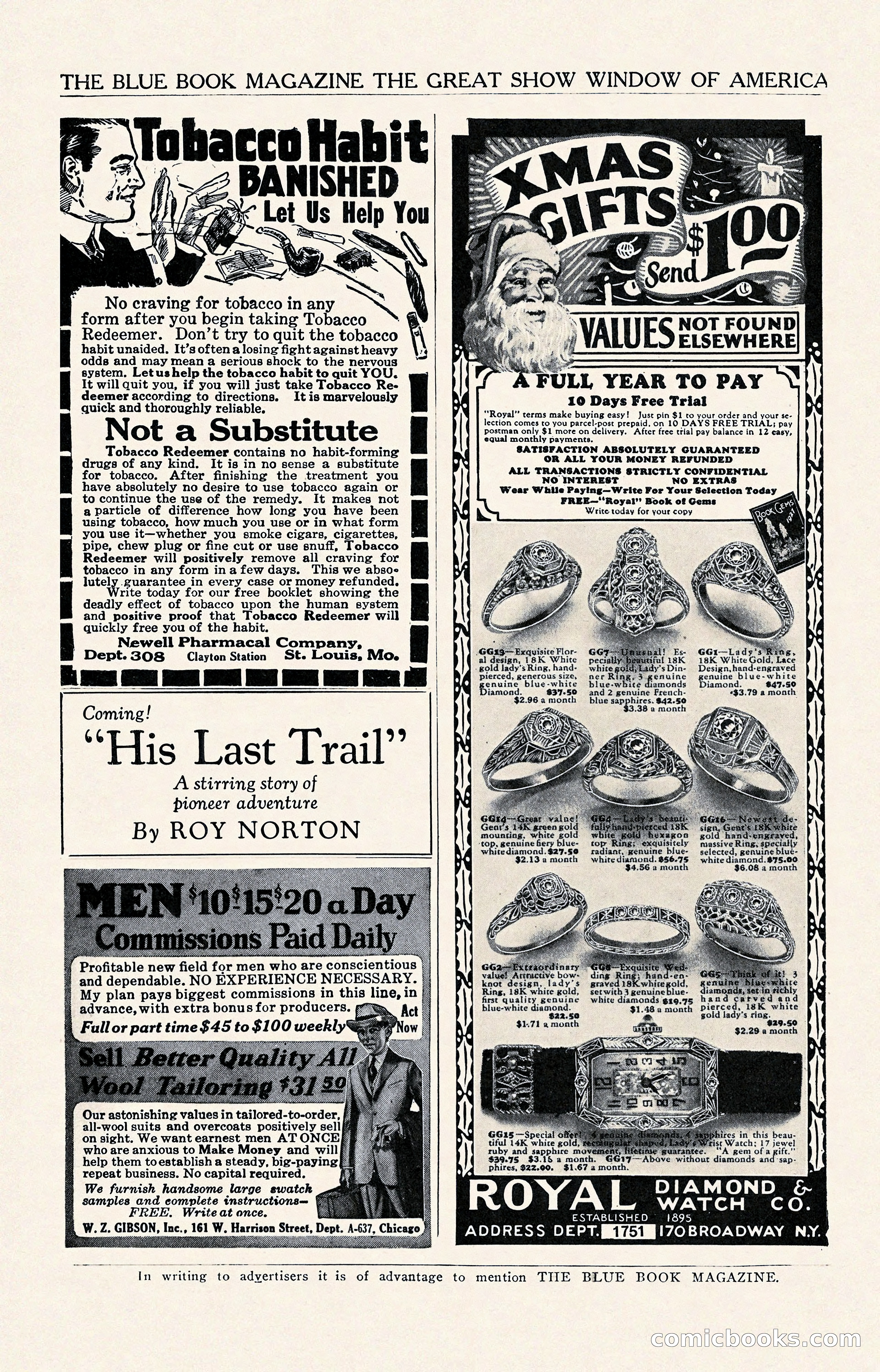 The Illustrated Blue Book Magazine, January 1927 — page 205 of 208