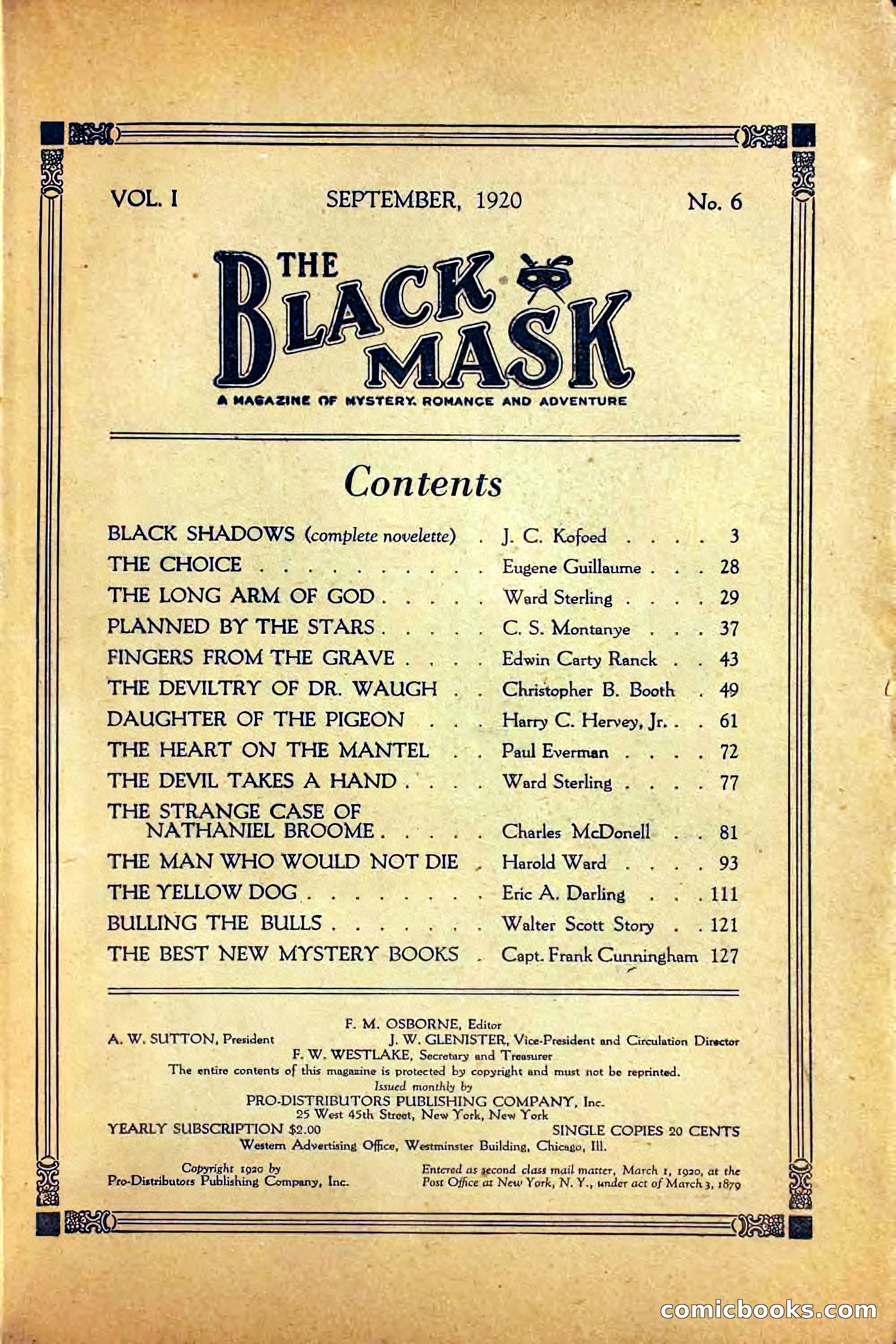 The Black Mask — page 3 of 136
