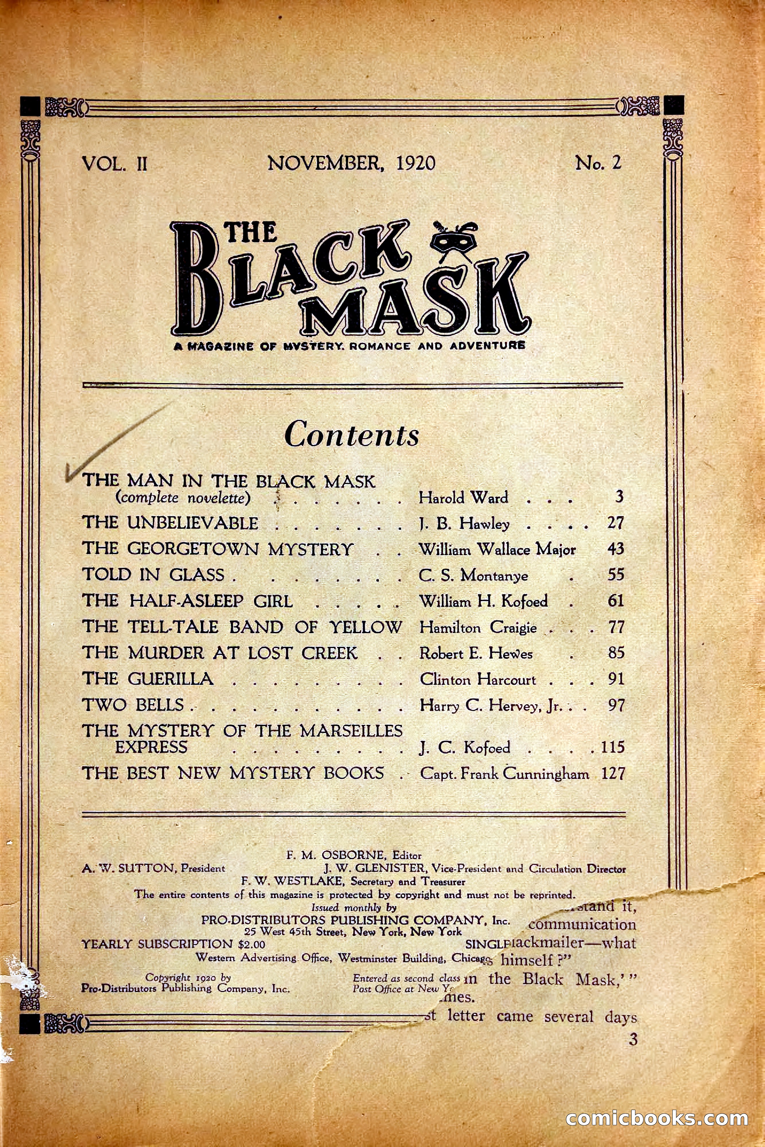The Black Mask — page 3 of 136