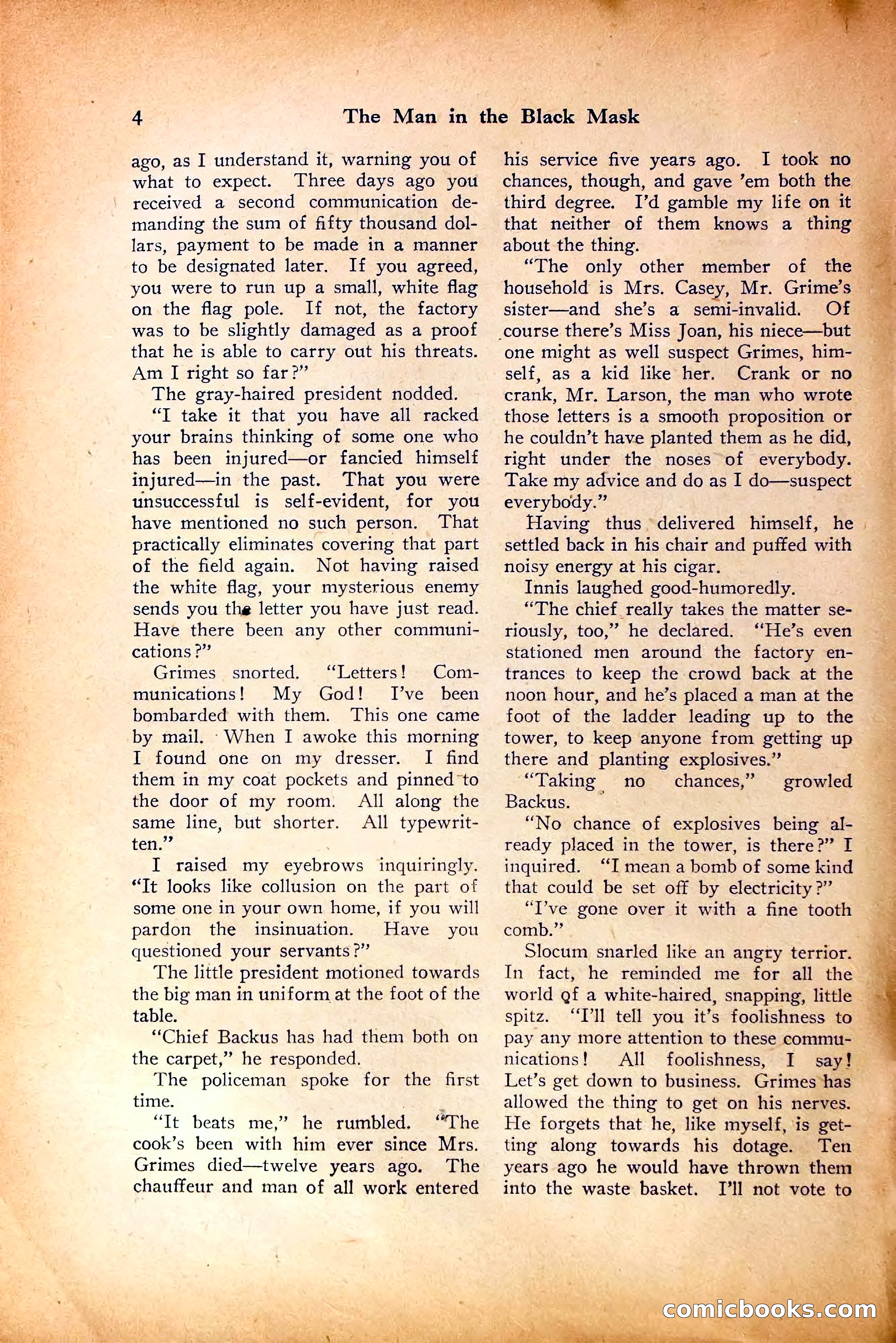 The Black Mask — page 6 of 136